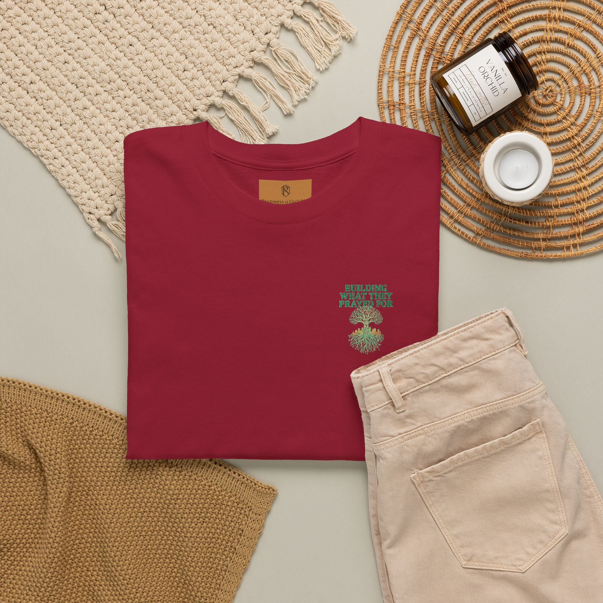 PR3PARED Embroidered Tee — “What They Prayed For” Graphic Cotton T-Shirt