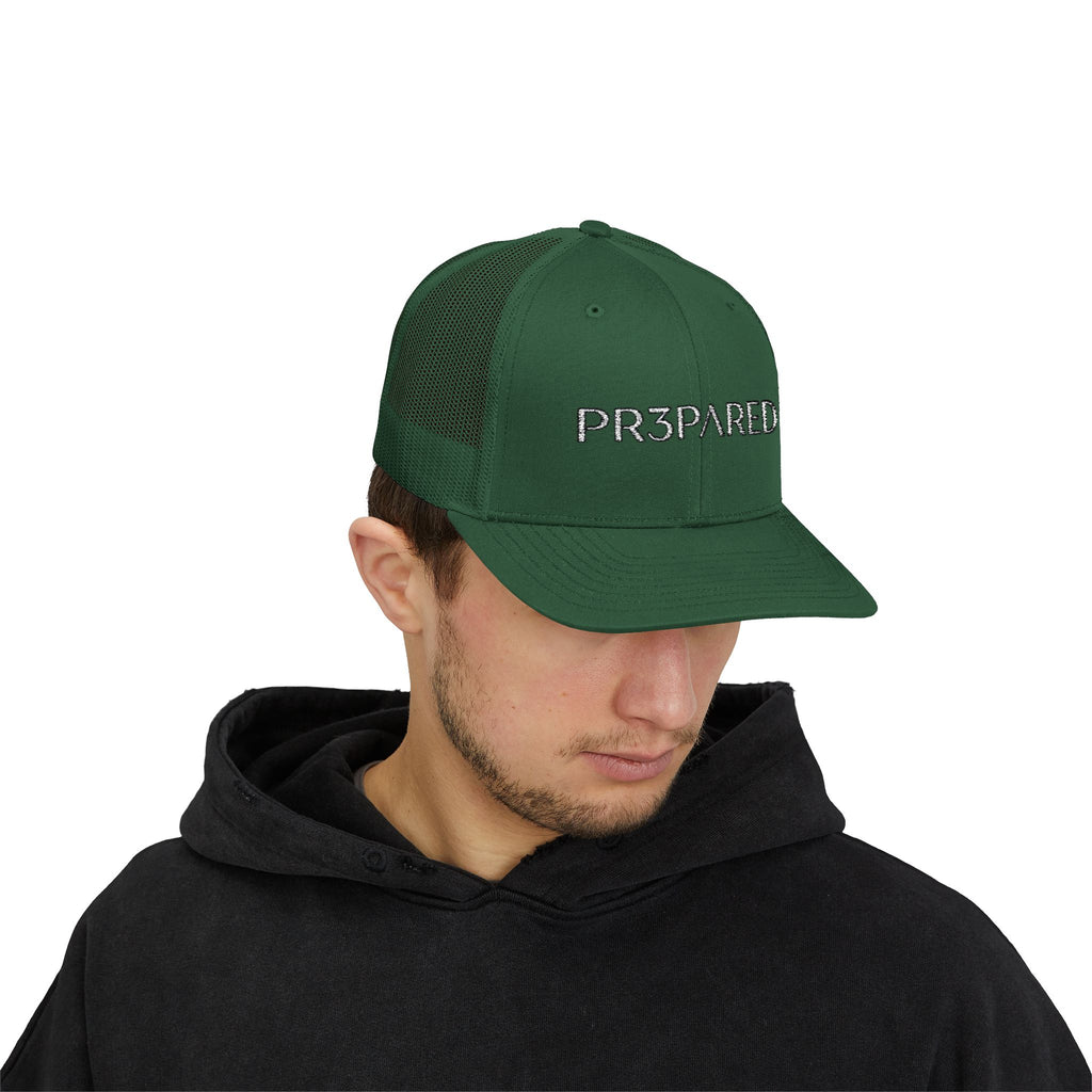 PR3PARED Trucker Embroidered Cap - Tactical Prepper Snapback Hat