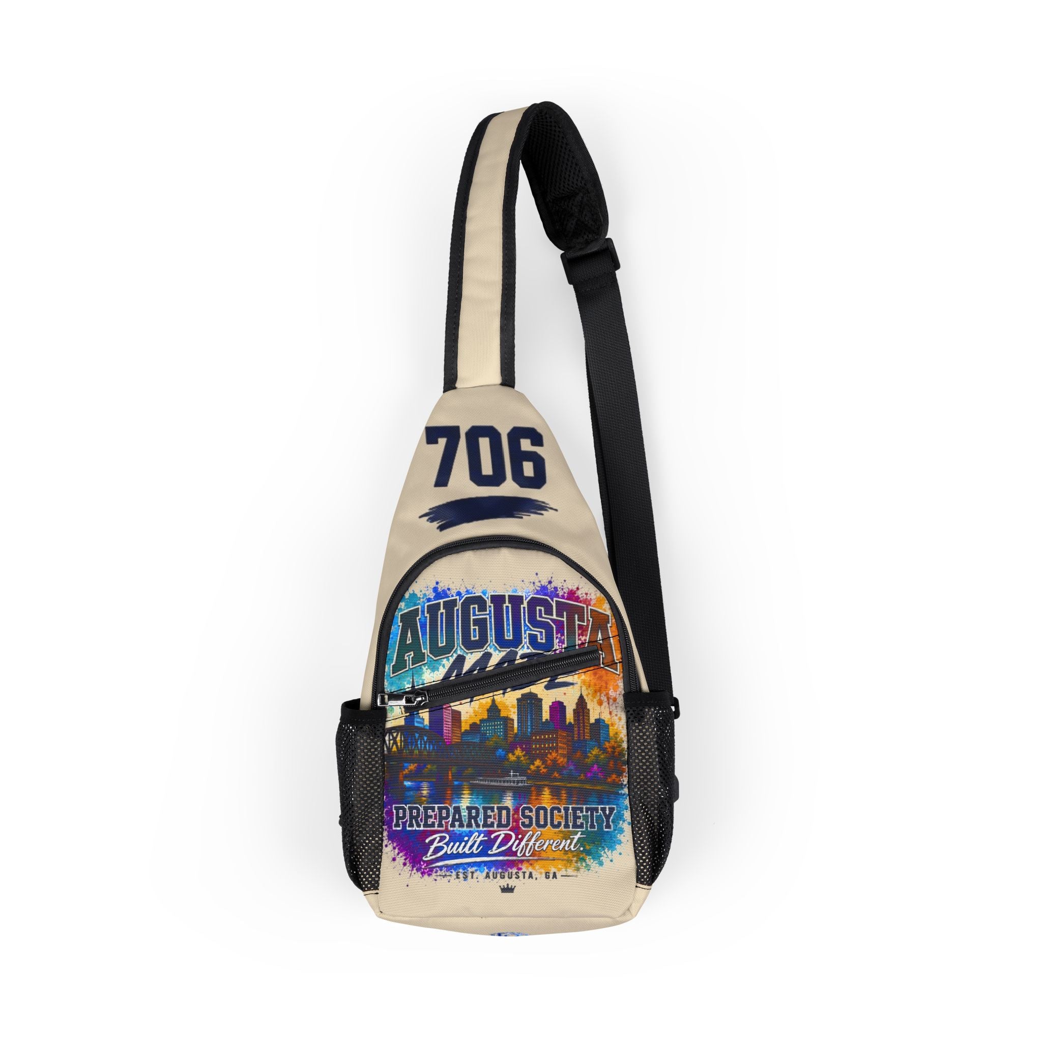 PR3PARED Chest Bag — Augusta Made 706 Graphic Sling Bag with Vintage Logo