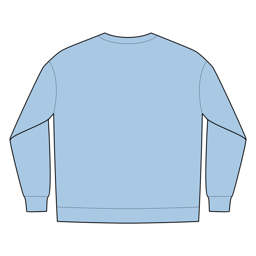 PR3PARED Minimal Gold Crest Embroidered Crewneck Sweatshirt
