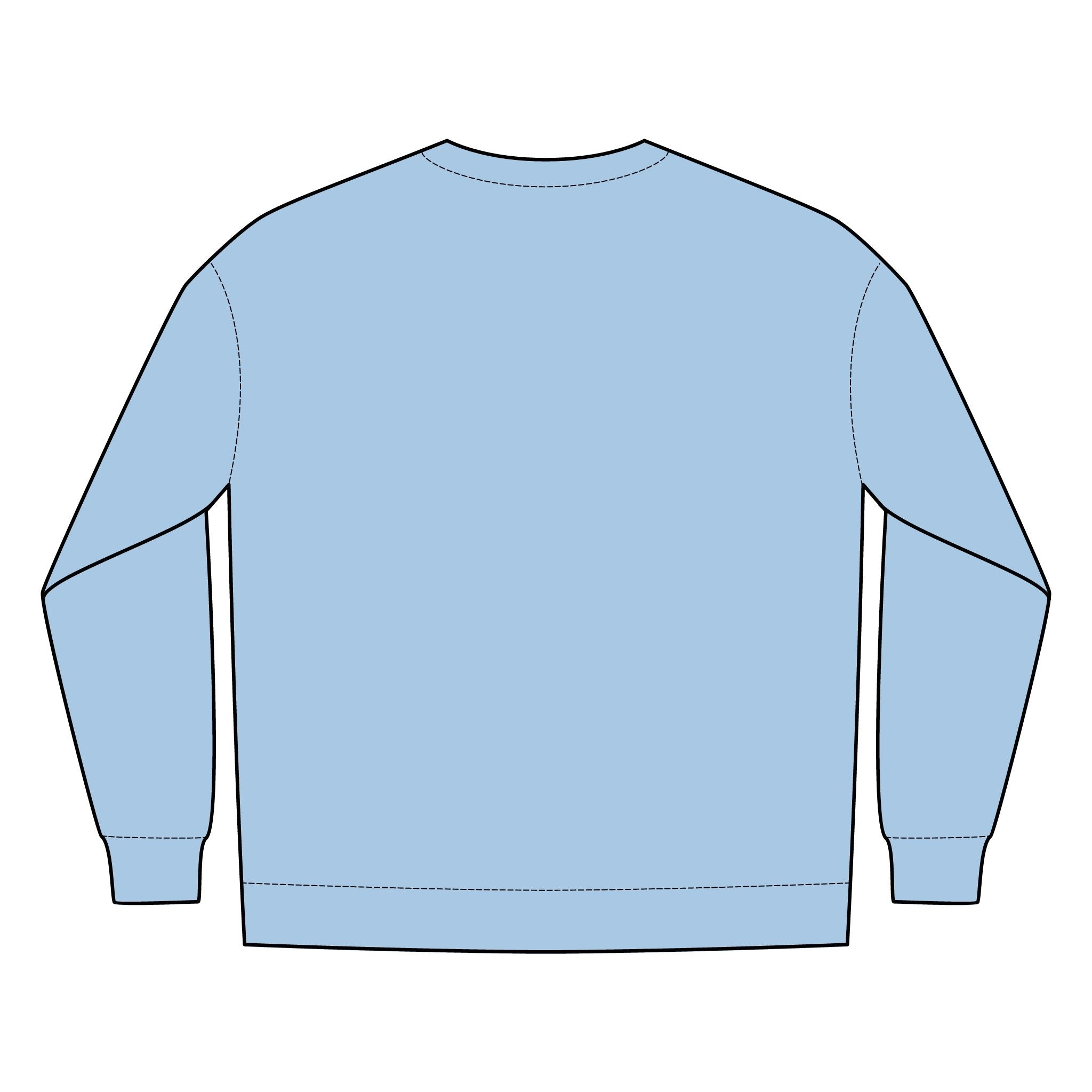 PR3PARED Minimal Gold Crest Embroidered Crewneck Sweatshirt