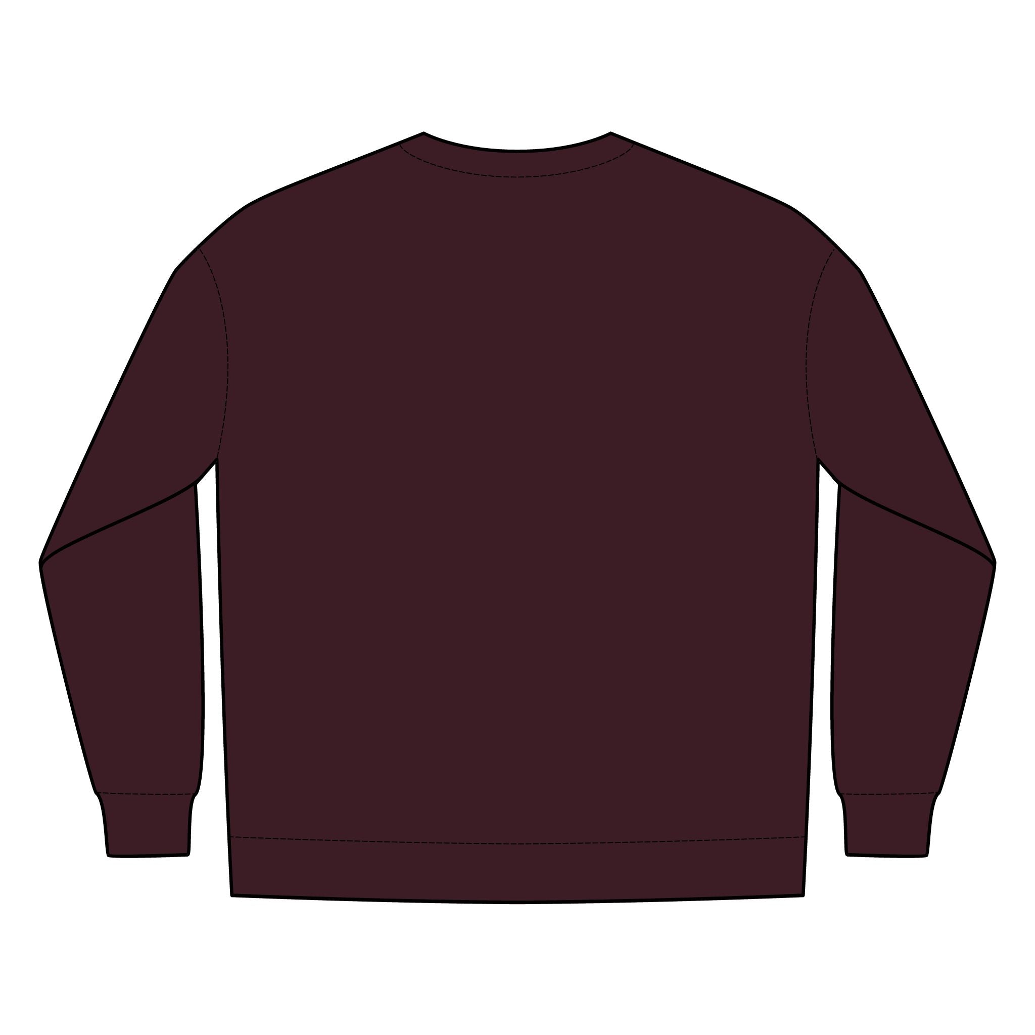 PR3PARED Minimal Gold Crest Embroidered Crewneck Sweatshirt