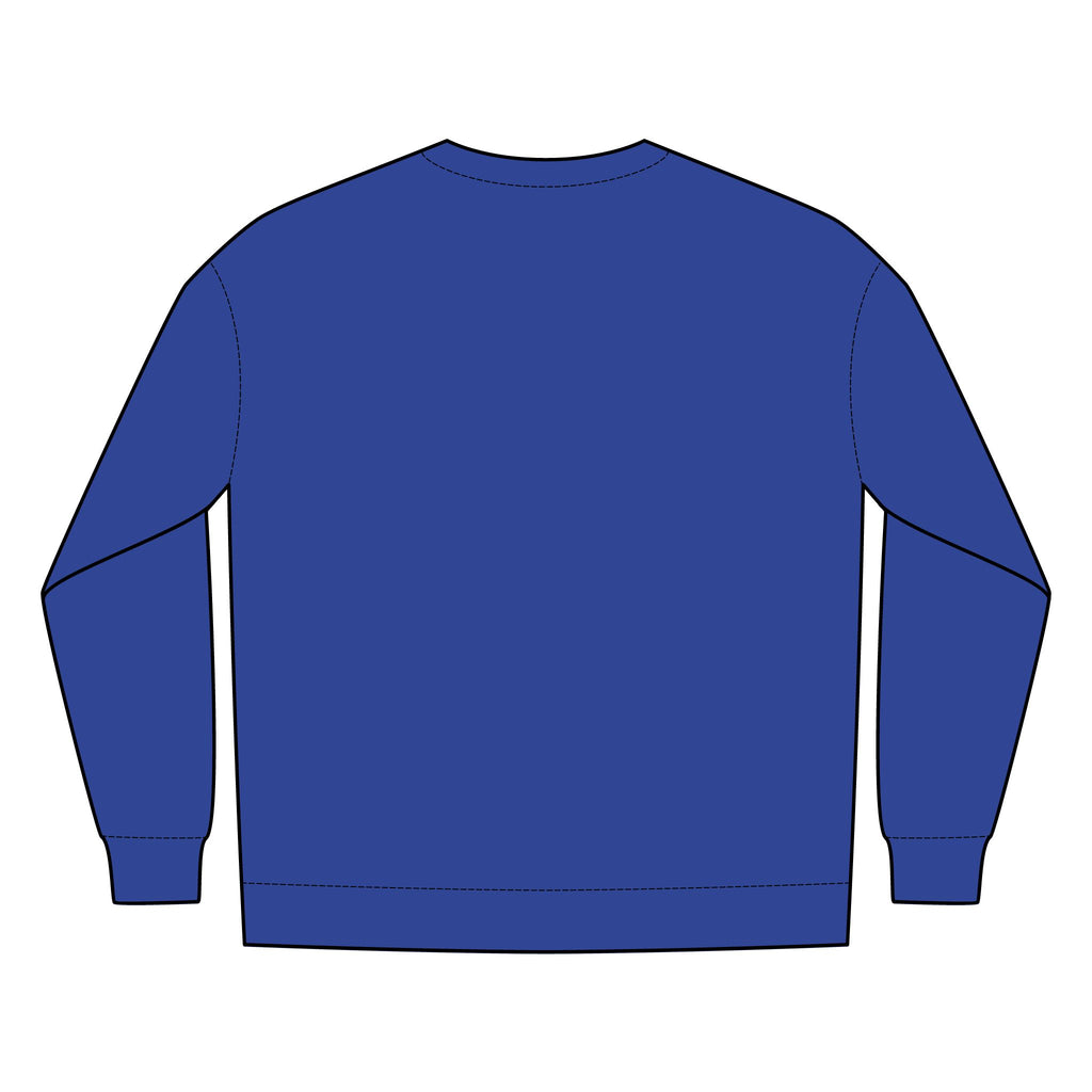 PR3PARED Minimal Gold Crest Embroidered Crewneck Sweatshirt
