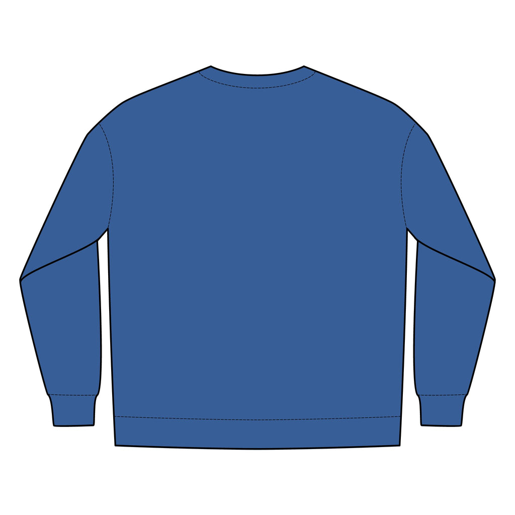 PR3PARED Minimal Gold Crest Embroidered Crewneck Sweatshirt