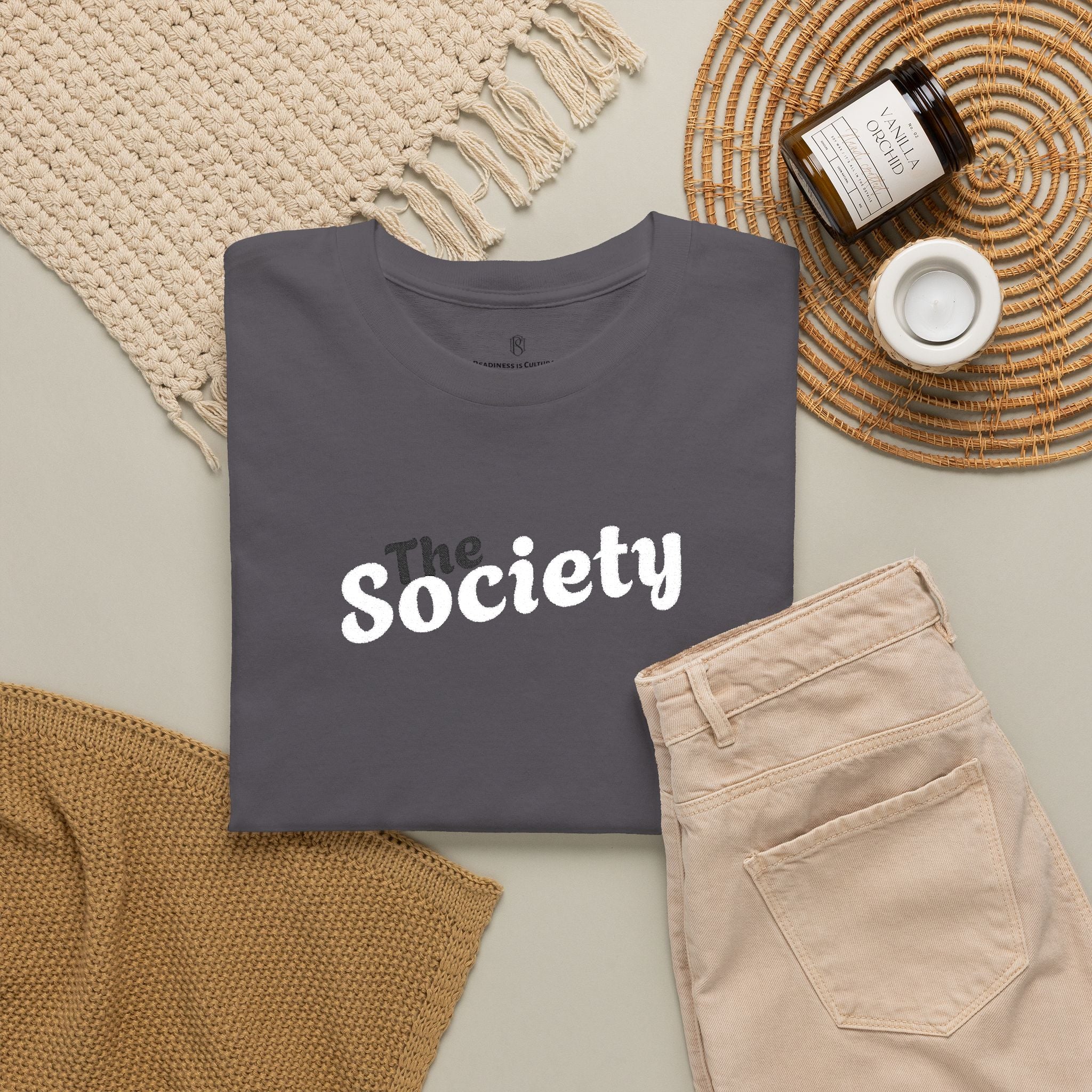 PR3PARED The Society Embroidered T-Shirt —  Graphic Tee