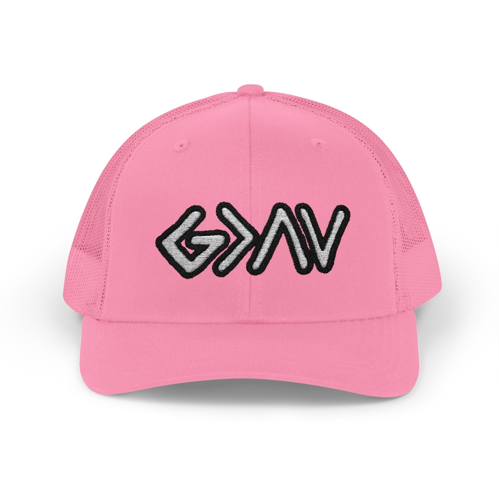 PR3PARED GOD>Ups & Downs Trucker Cap – Embroidered Snapback Mesh Hat