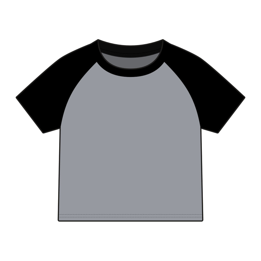 PR3PARED Raglan Baby Tee — Women's Micro Rib Baseball Shirt