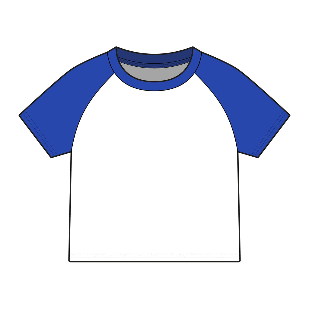 PR3PARED Raglan Baby Tee — Women's Micro Rib Baseball Shirt
