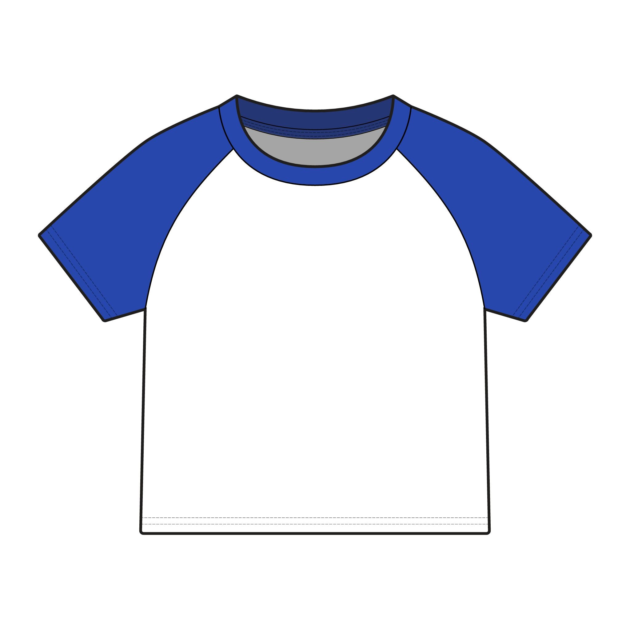 PR3PARED Raglan Baby Tee — Women's Micro Rib Baseball Shirt