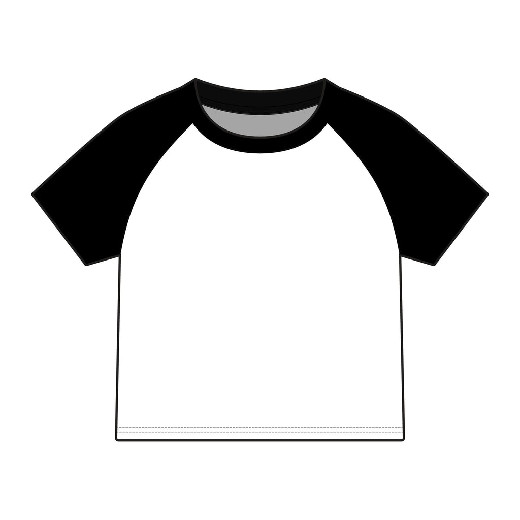 PR3PARED Raglan Baby Tee — Women's Micro Rib Baseball Shirt