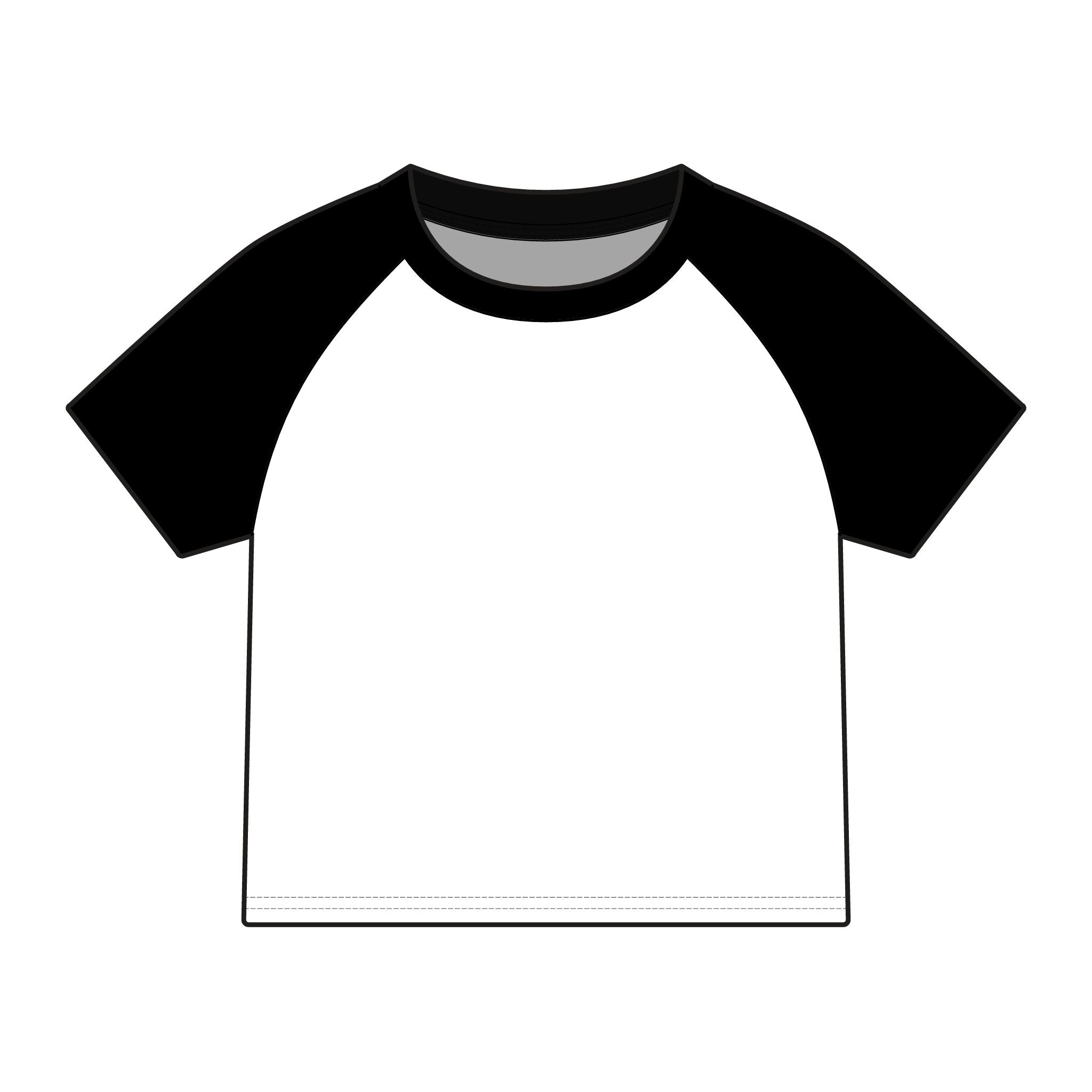 PR3PARED Raglan Baby Tee — Women's Micro Rib Baseball Shirt