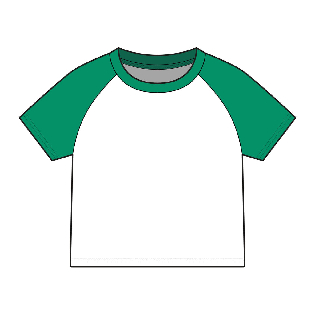 PR3PARED Raglan Baby Tee — Women's Micro Rib Baseball Shirt