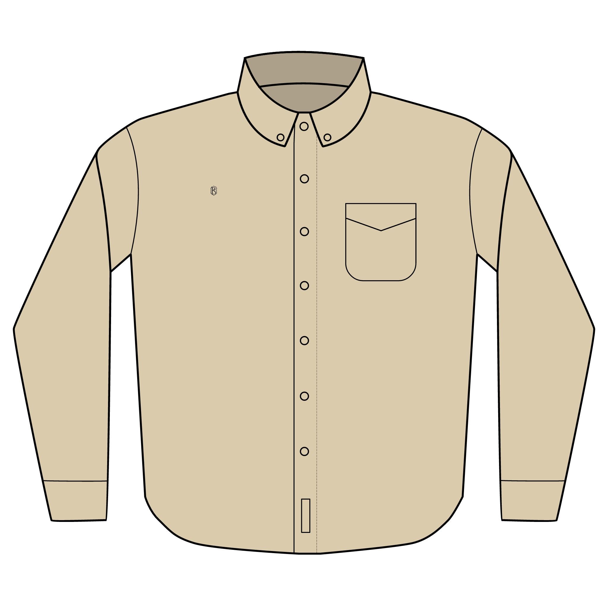 PR3PARED Embroidered Long Sleeve Button-Up Shirt