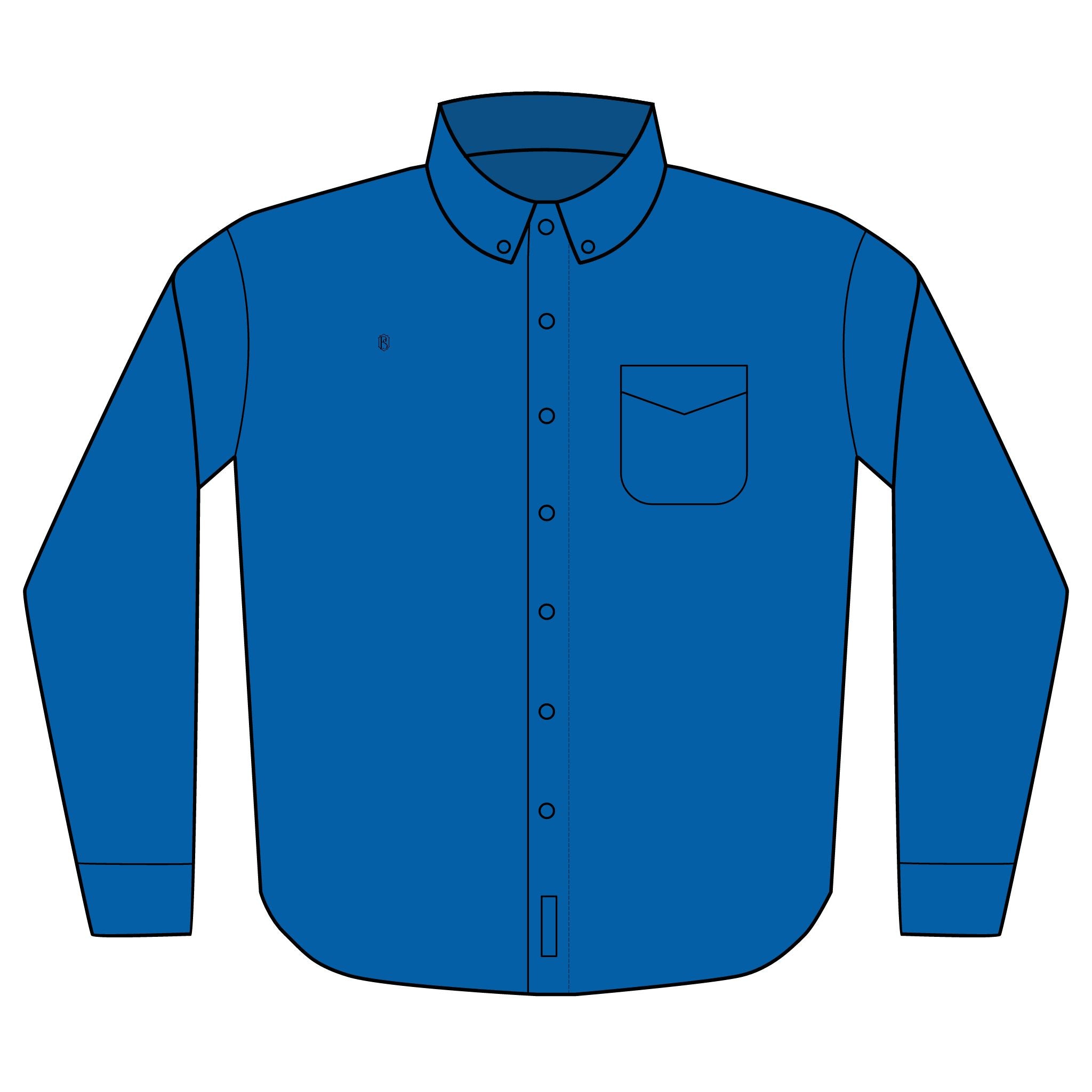PR3PARED Embroidered Long Sleeve Button-Up Shirt