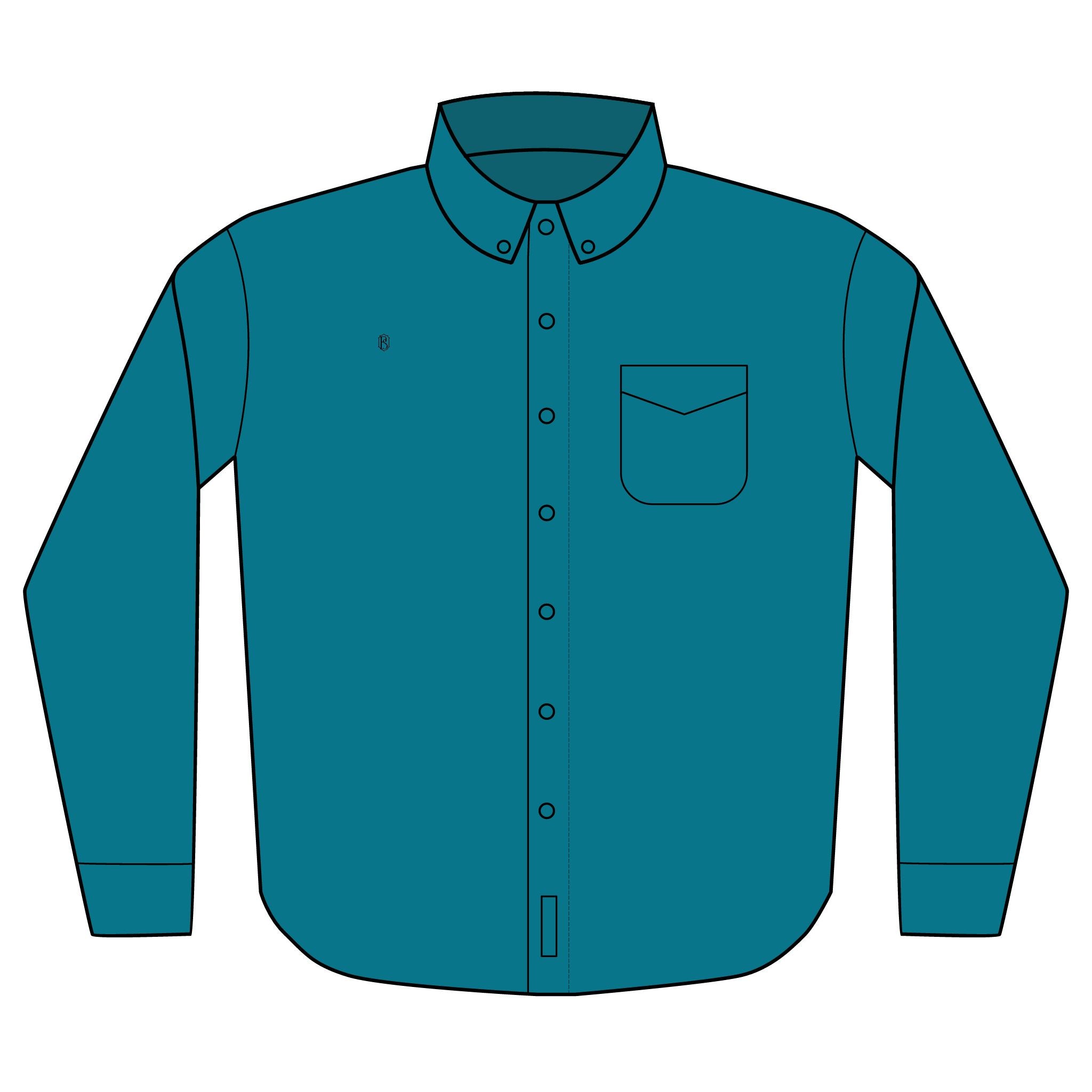 PR3PARED Embroidered Long Sleeve Button-Up Shirt