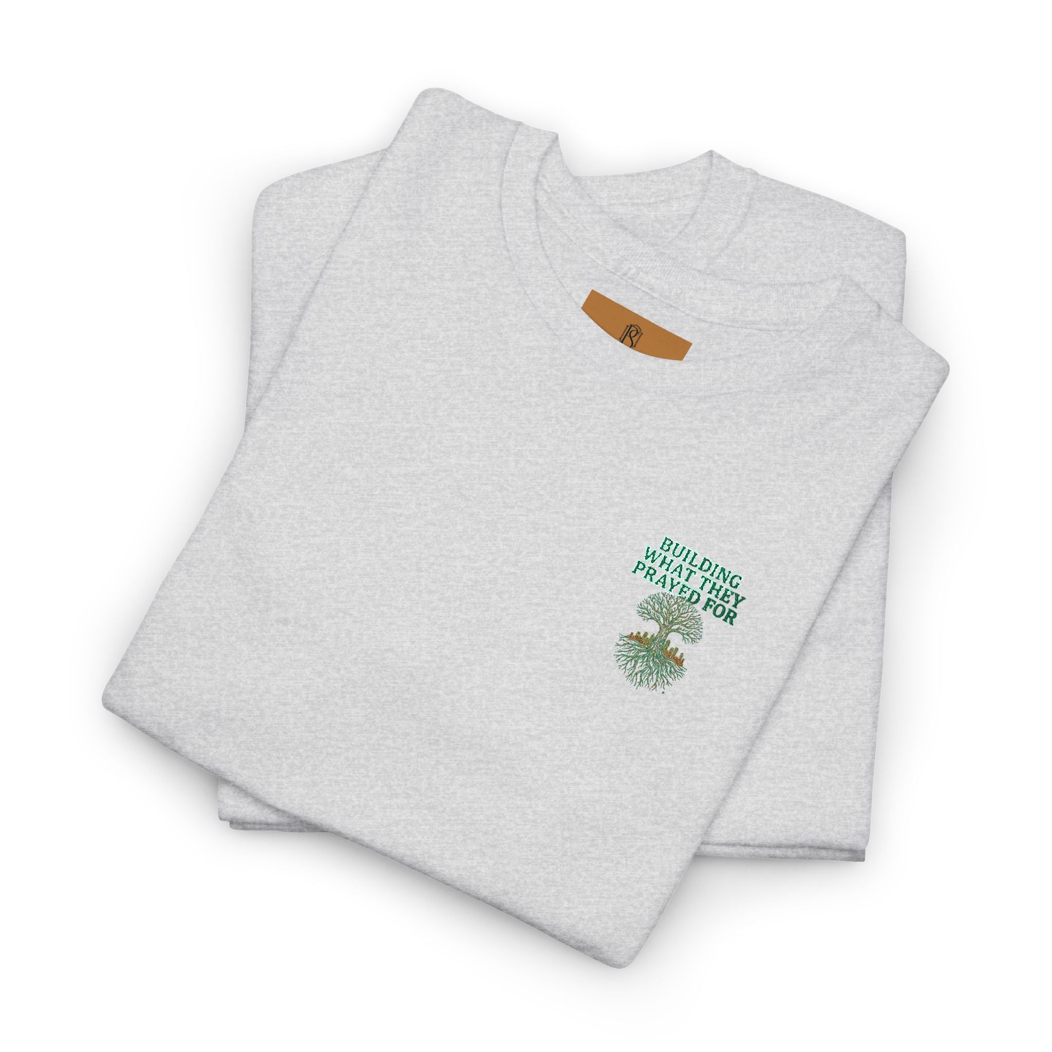 PR3PARED Embroidered Tee — “What They Prayed For” Graphic Cotton T-Shirt