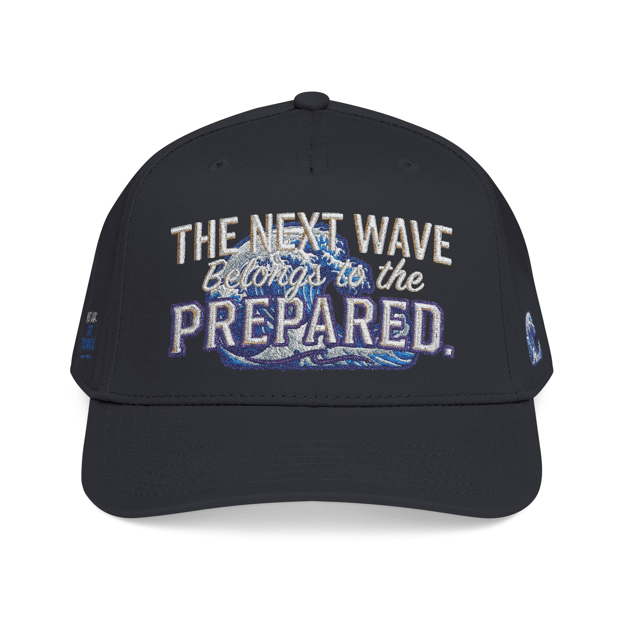 PR3PARED Wave Embroidered Baseball Cap — 'The Next Wave' Nautical Surf Hat