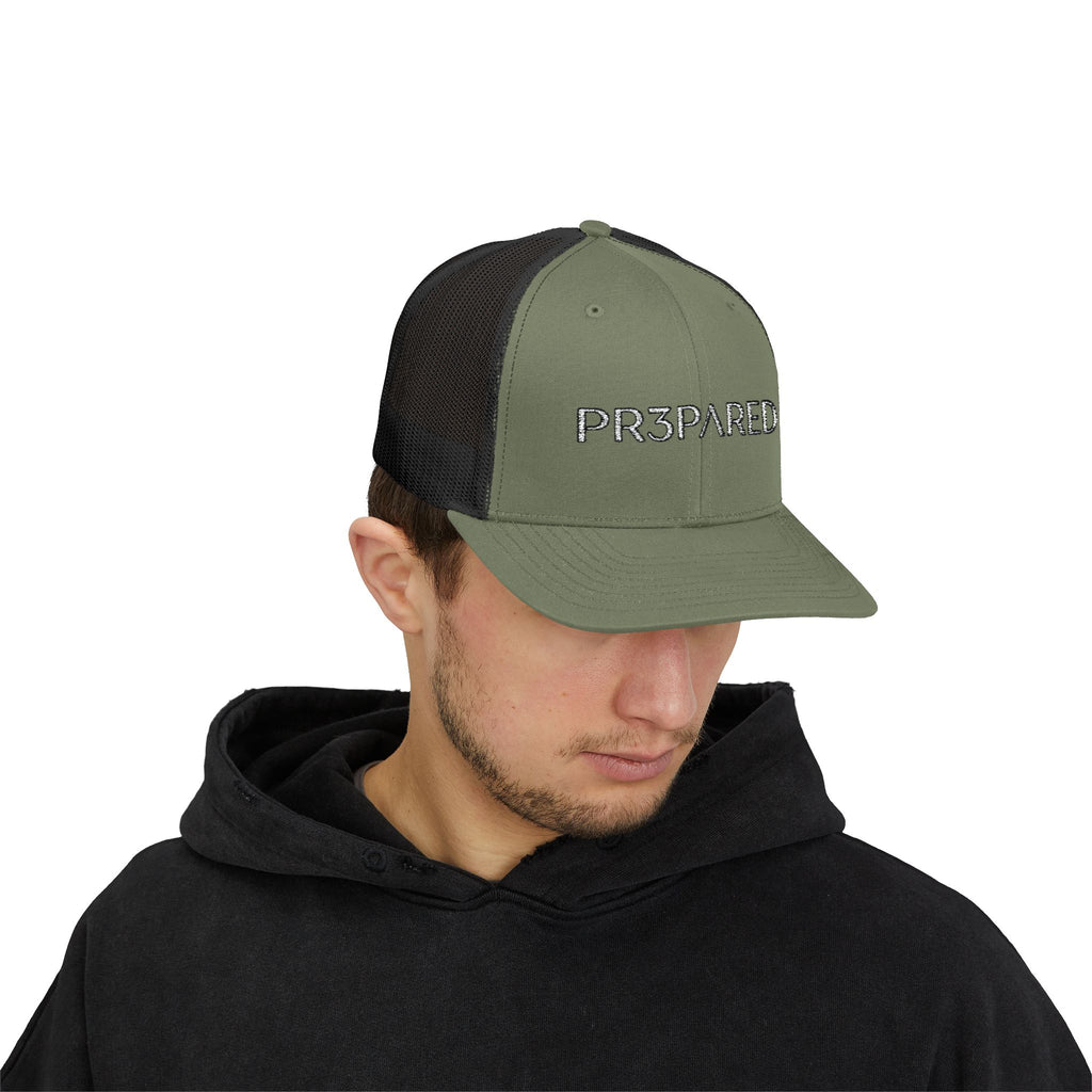 PR3PARED Trucker Embroidered Cap - Tactical Prepper Snapback Hat