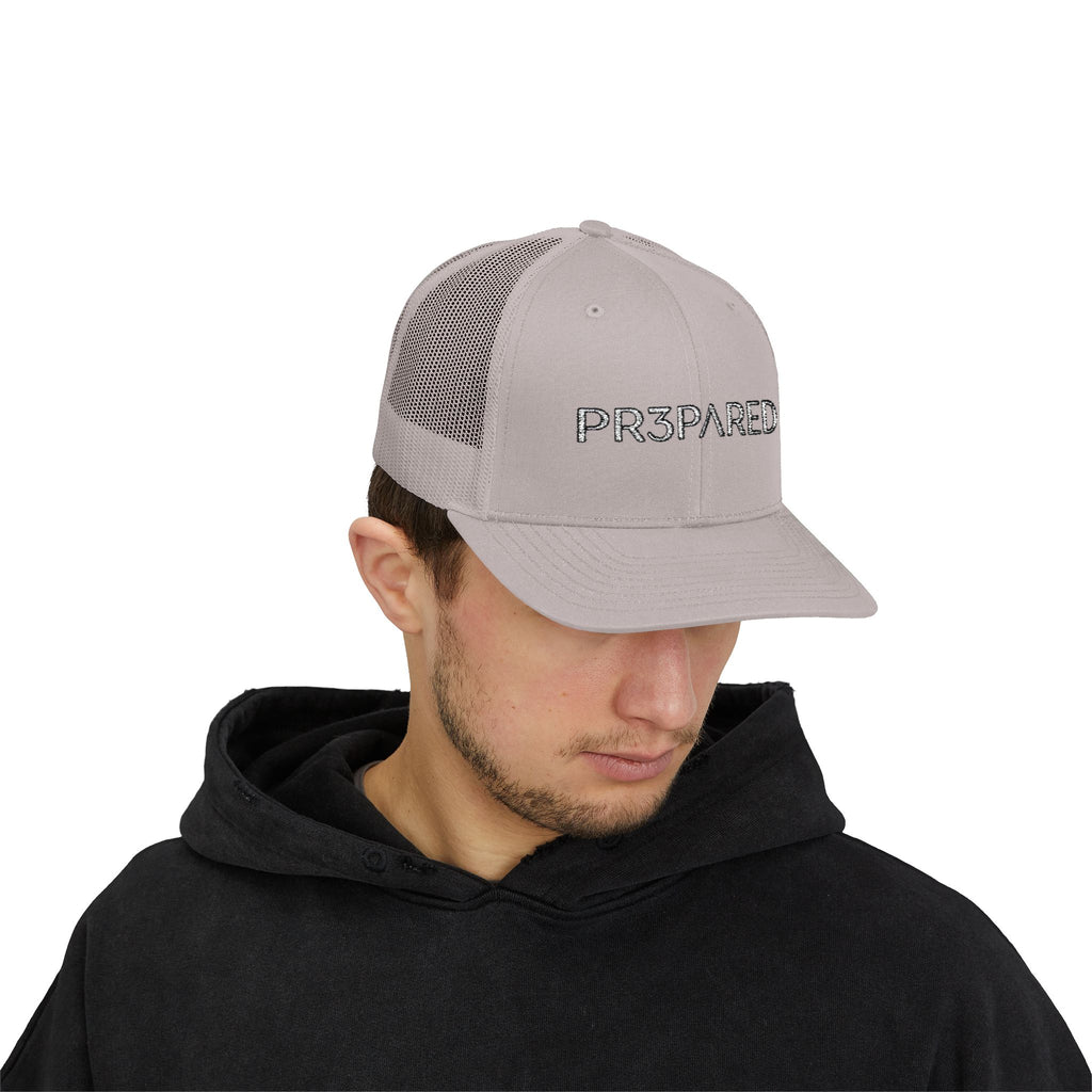 PR3PARED Trucker Embroidered Cap - Tactical Prepper Snapback Hat