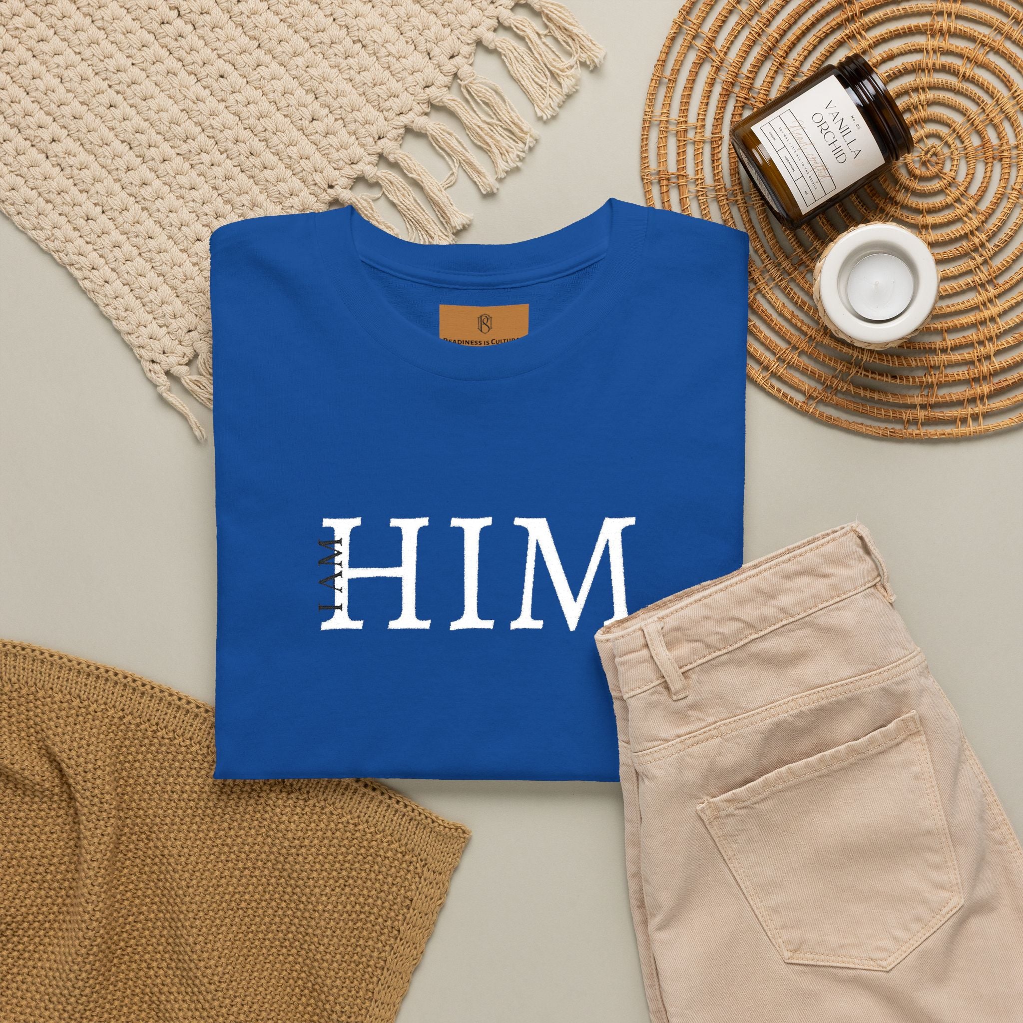 PR3PARED HIM Embroidered Tee — Minimalist Graphic T‑Shirt