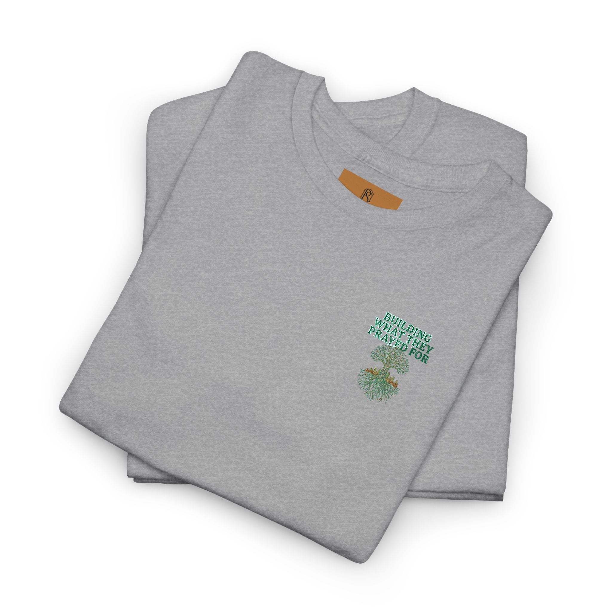 PR3PARED Embroidered Tee — “What They Prayed For” Graphic Cotton T-Shirt
