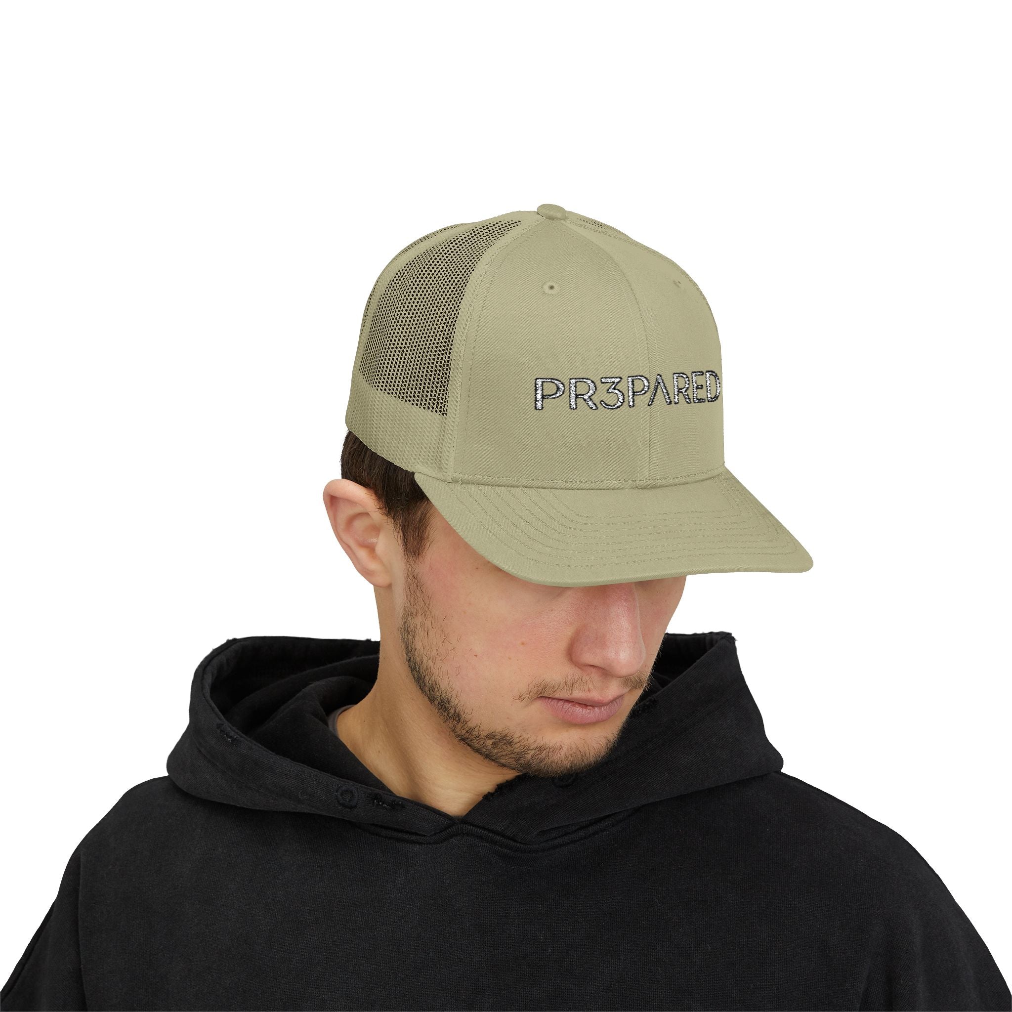 PR3PARED Trucker Embroidered Cap - Tactical Prepper Snapback Hat