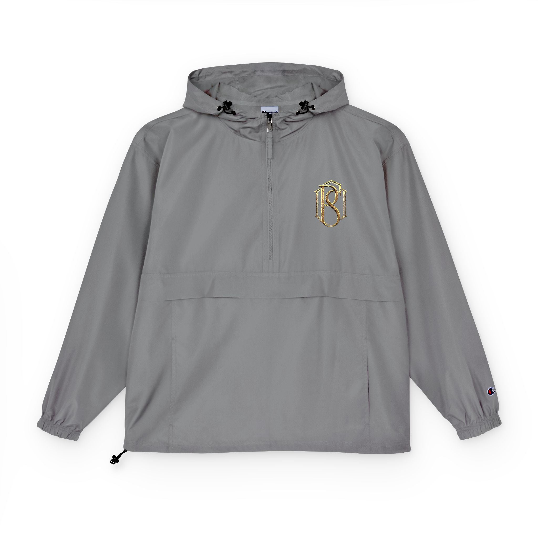 PR3PARED Packable Anorak Jacket — Minimal Gold Floral Logo