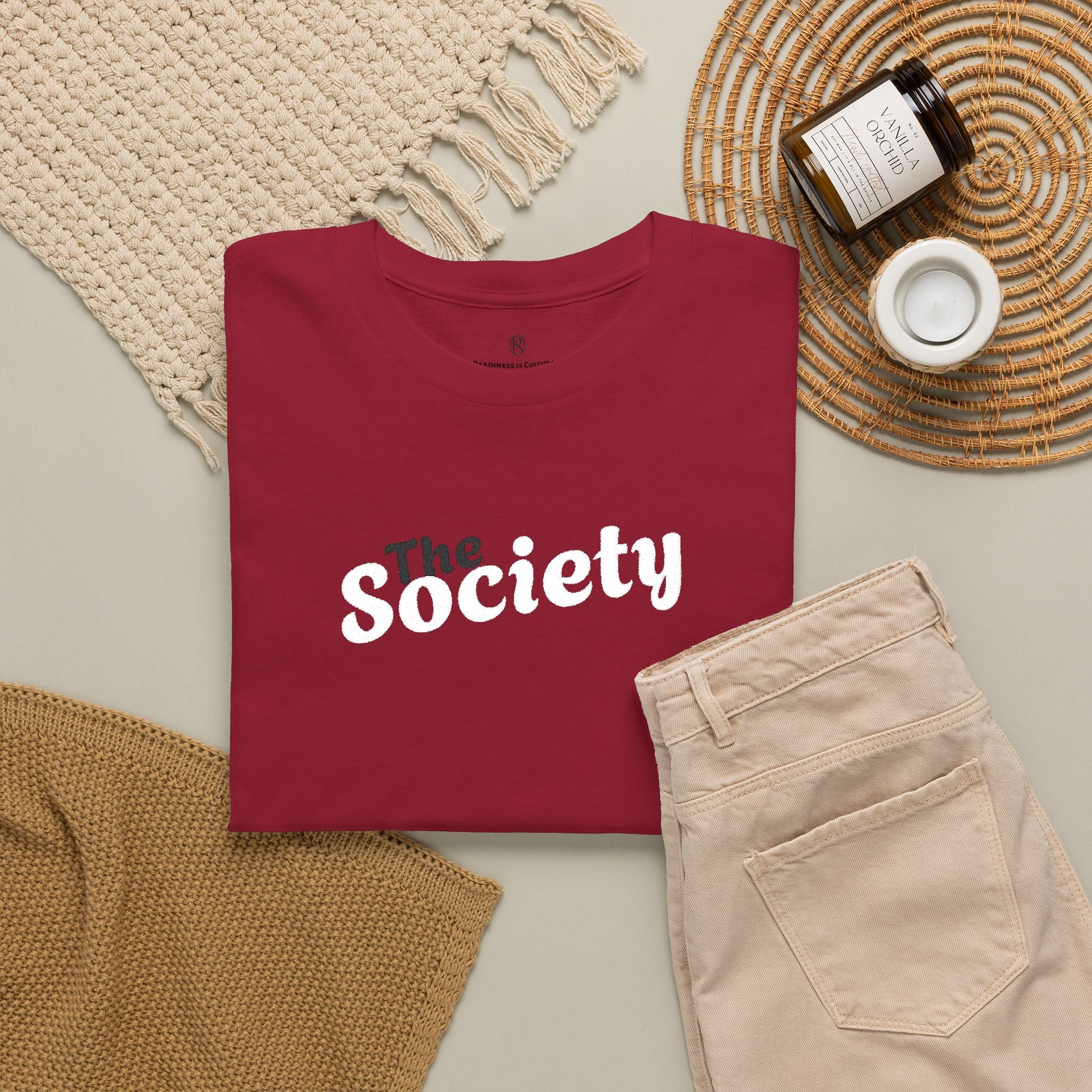 PR3PARED The Society Embroidered T-Shirt —  Graphic Tee