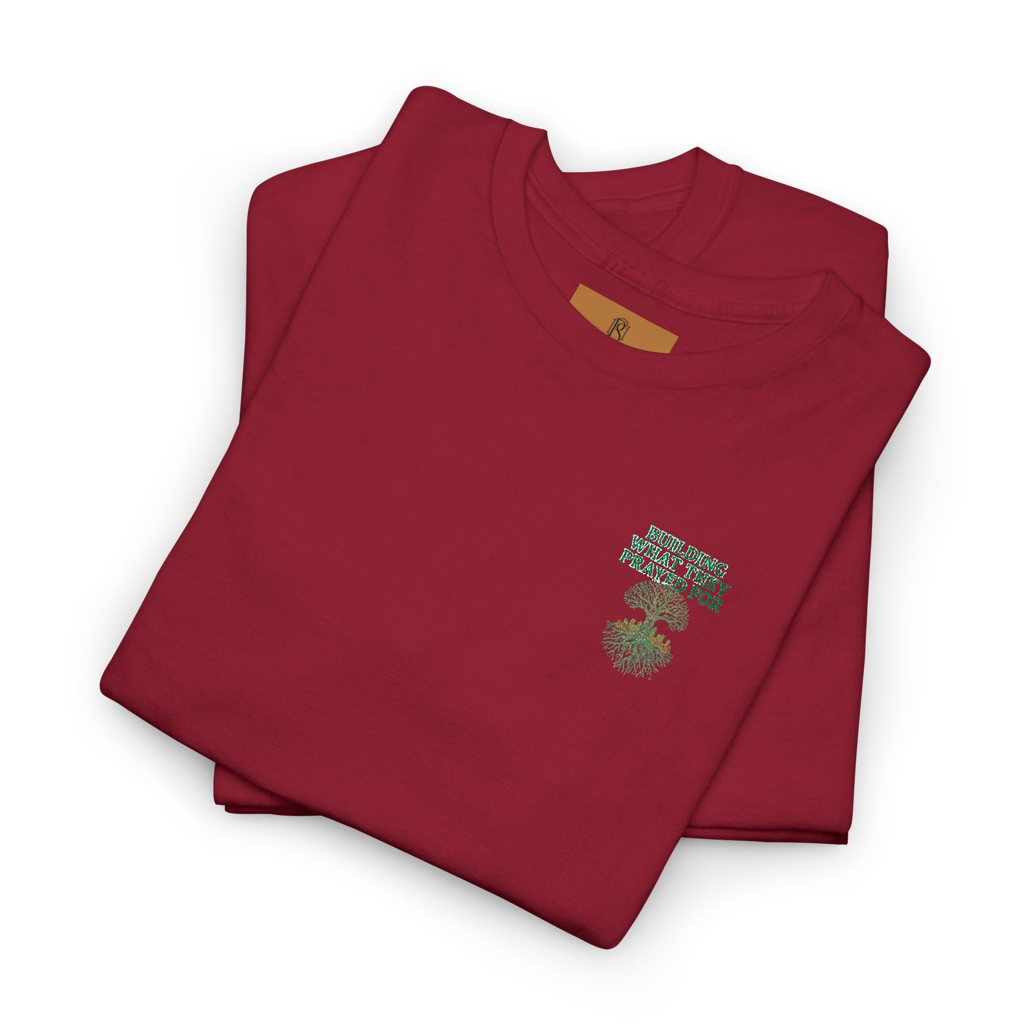 PR3PARED Embroidered Tee — “What They Prayed For” Graphic Cotton T-Shirt