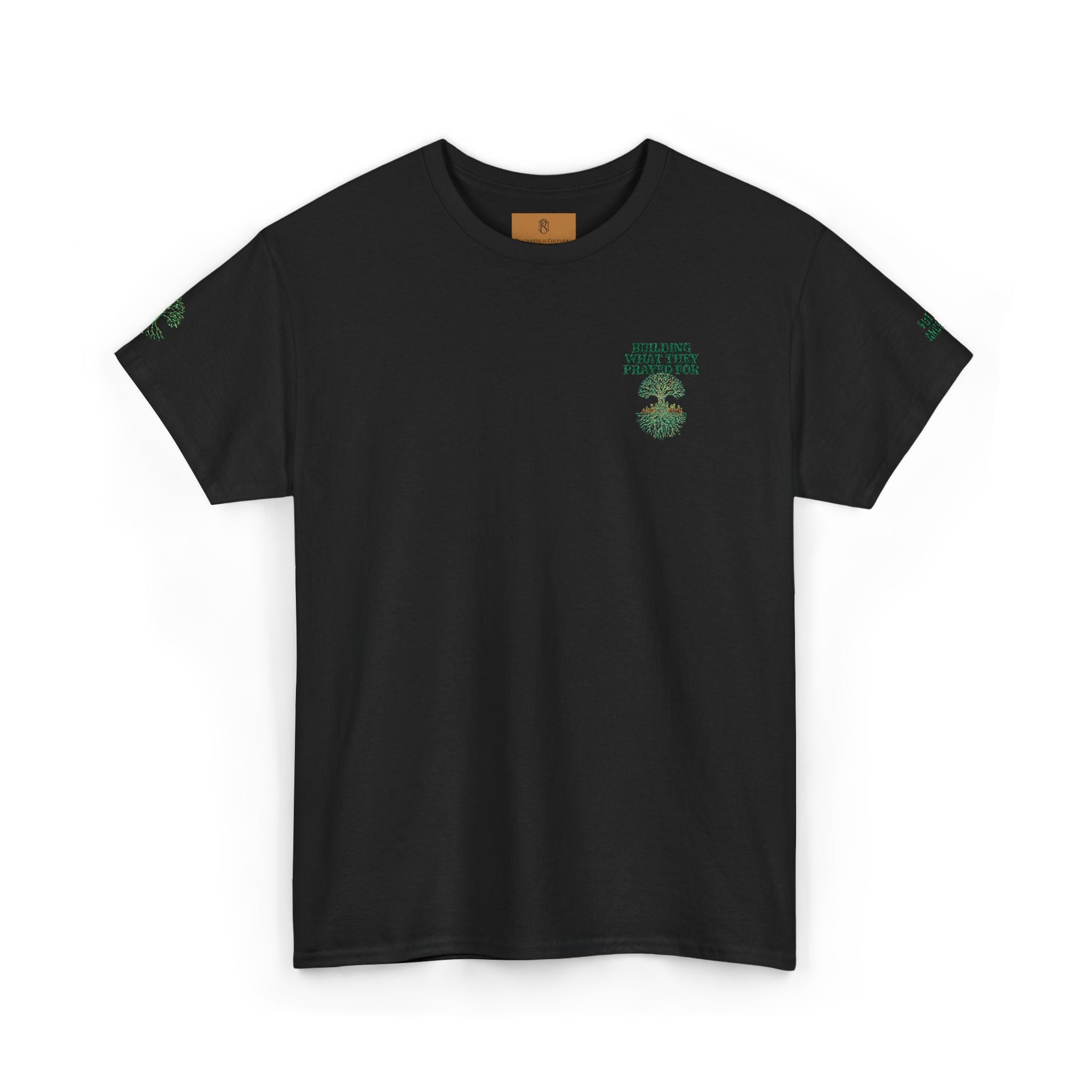 PR3PARED Embroidered Tee — “What They Prayed For” Graphic Cotton T-Shirt