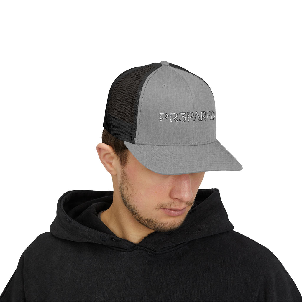 PR3PARED Trucker Embroidered Cap - Tactical Prepper Snapback Hat