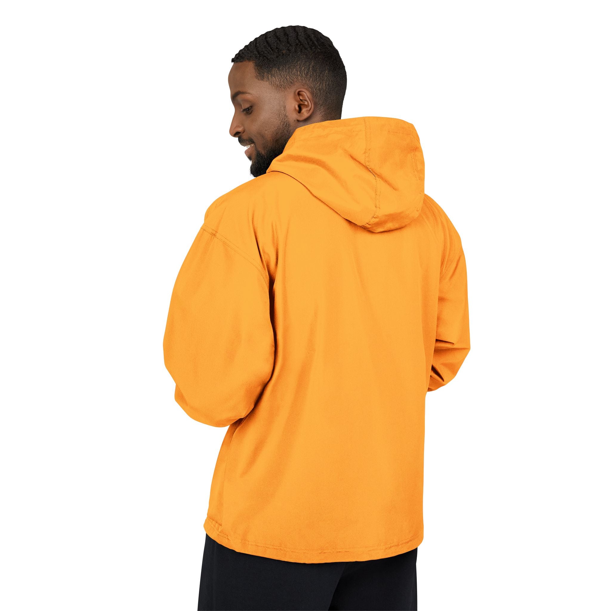 PR3PARED Packable Anorak Jacket — Minimal Gold Floral Logo