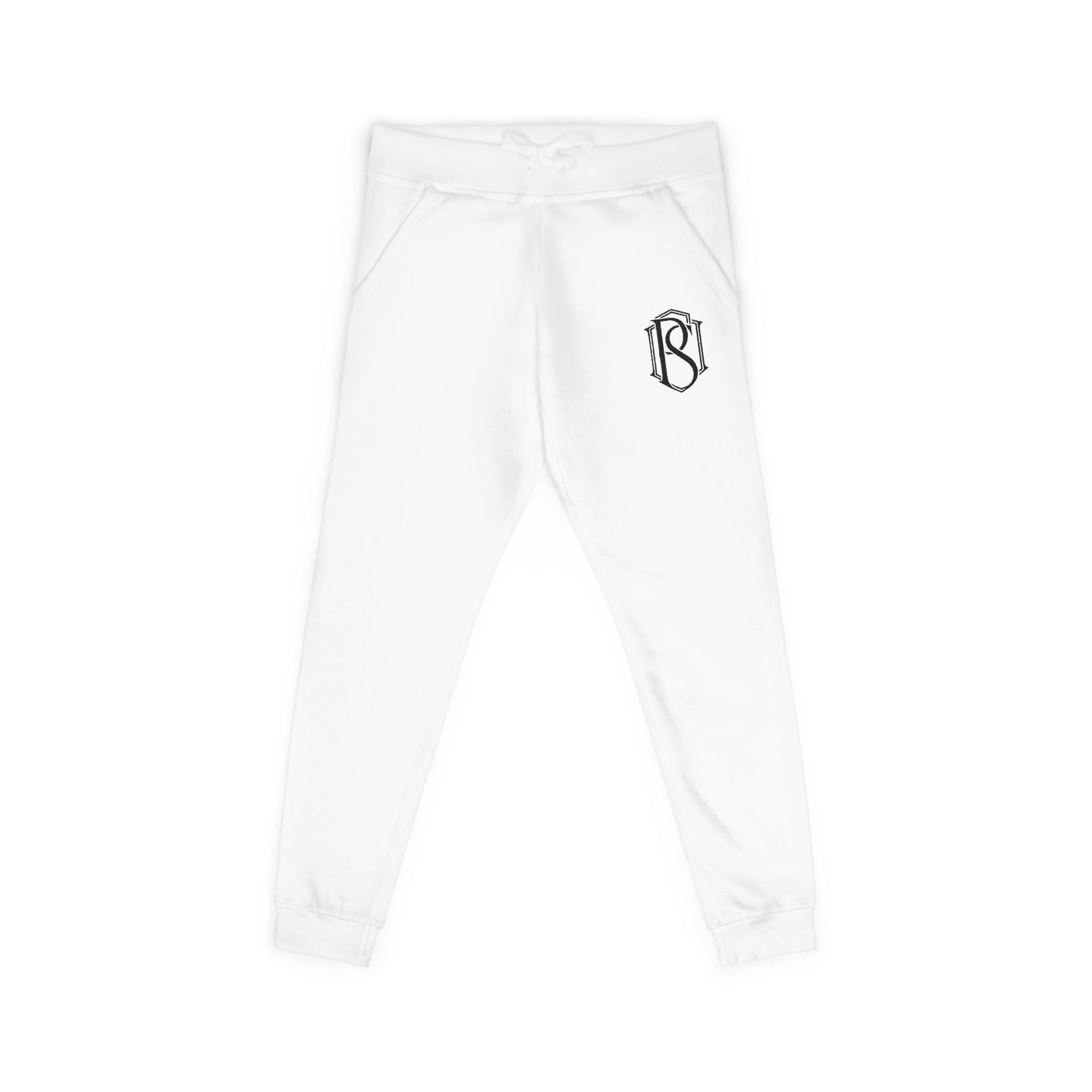 PR3PARED Embroidered Minimal Monogram Sweatpants —  Fleece Joggers