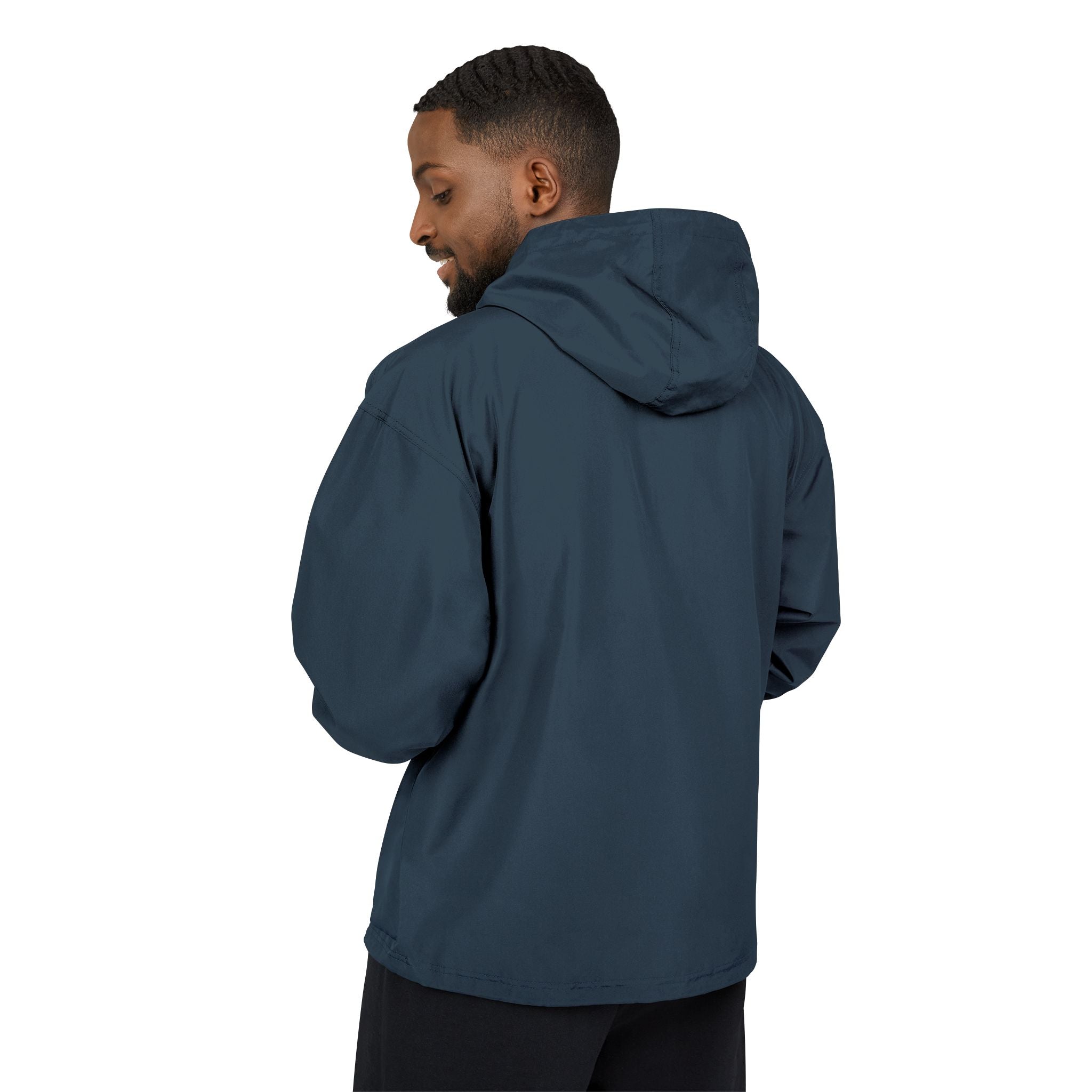 PR3PARED Packable Anorak Jacket — Minimal White Floral Logo