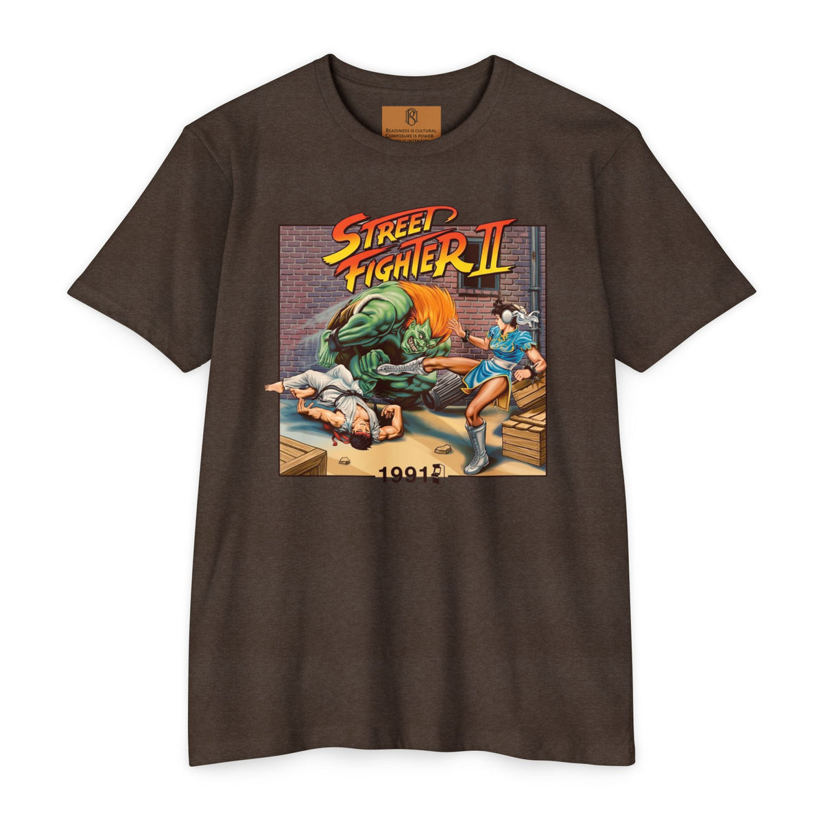 PR3PARED Street Fighter II Retro T‑Shirt – 1991 Arcade Game Graphic Tee
