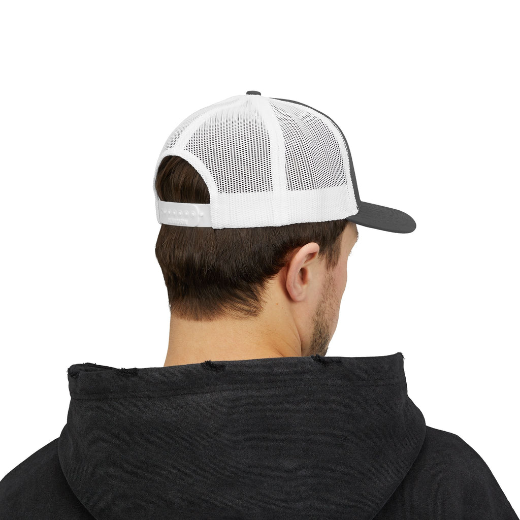 PR3PARED GOD>Ups & Downs Trucker Cap – Embroidered Snapback Mesh Hat