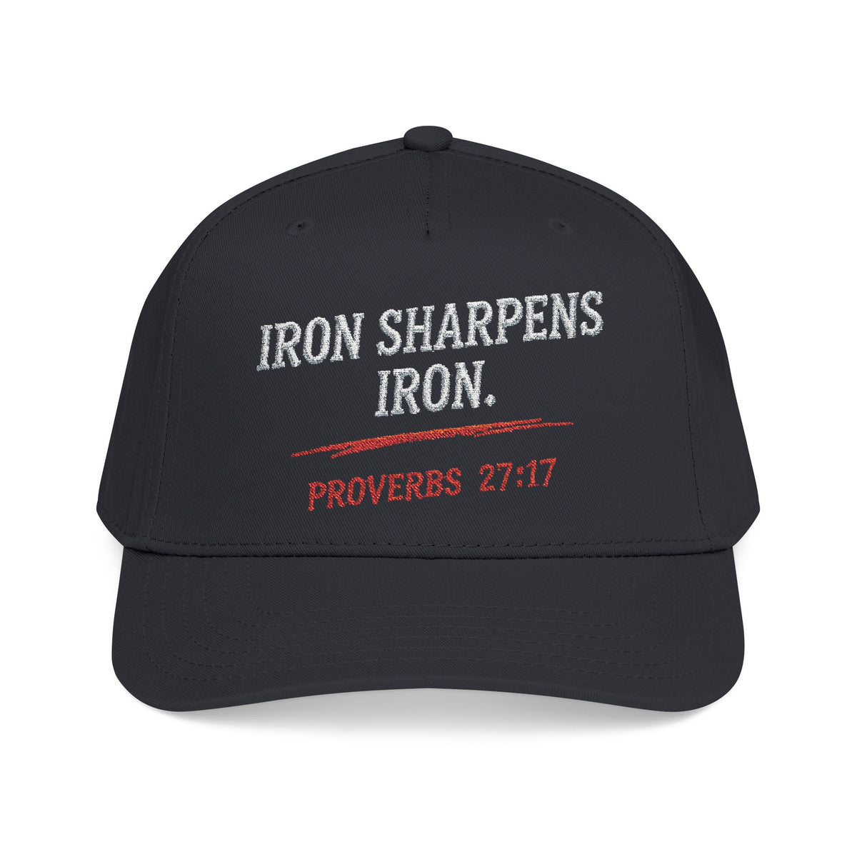 PR3PARED Baseball Cap — "Iron Sharpens Iron" Proverbs 27:17 Embroidered Hat