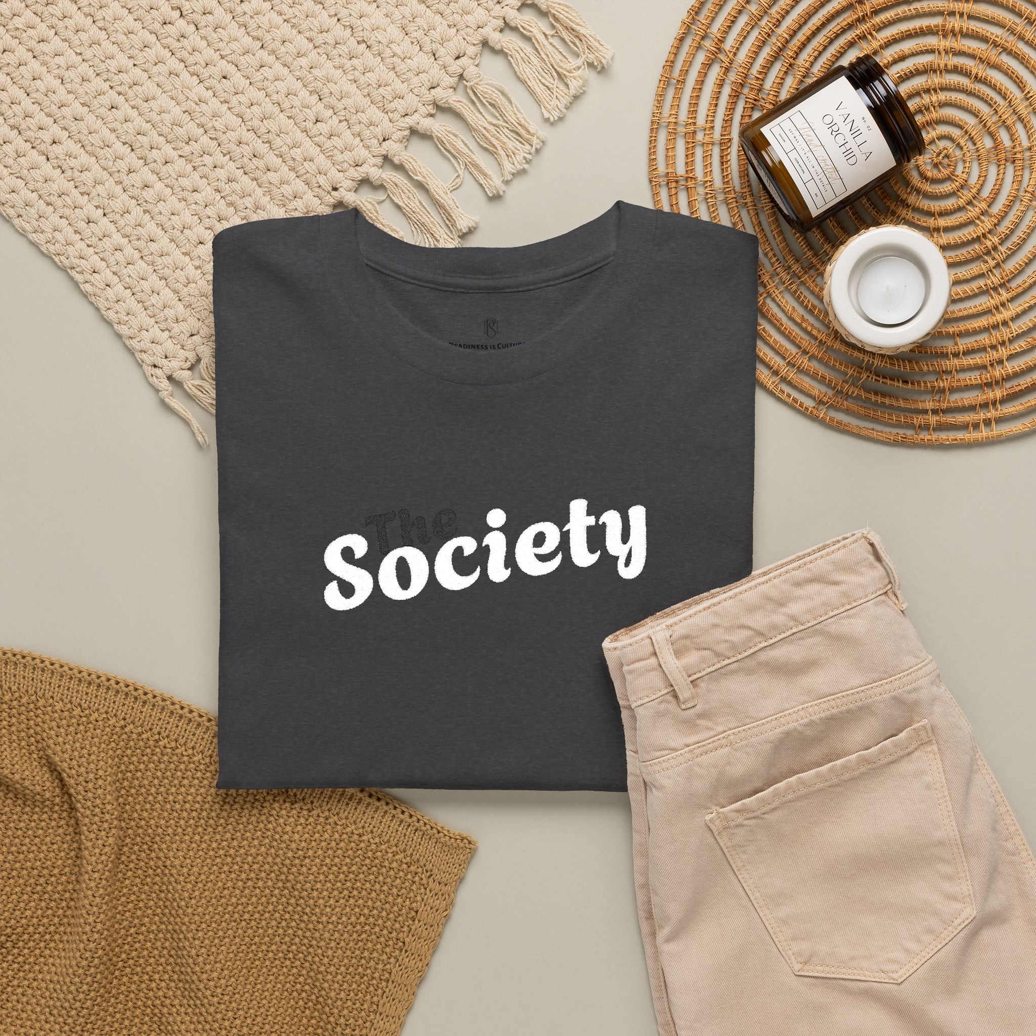 PR3PARED The Society Embroidered T-Shirt —  Graphic Tee