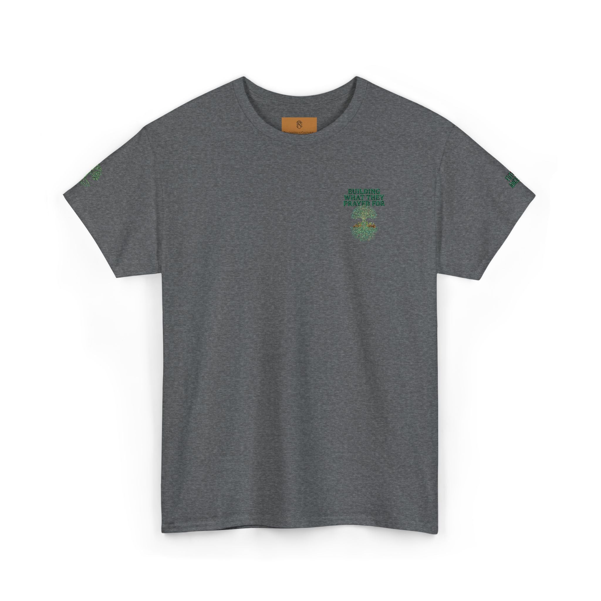 PR3PARED Embroidered Tee — “What They Prayed For” Graphic Cotton T-Shirt