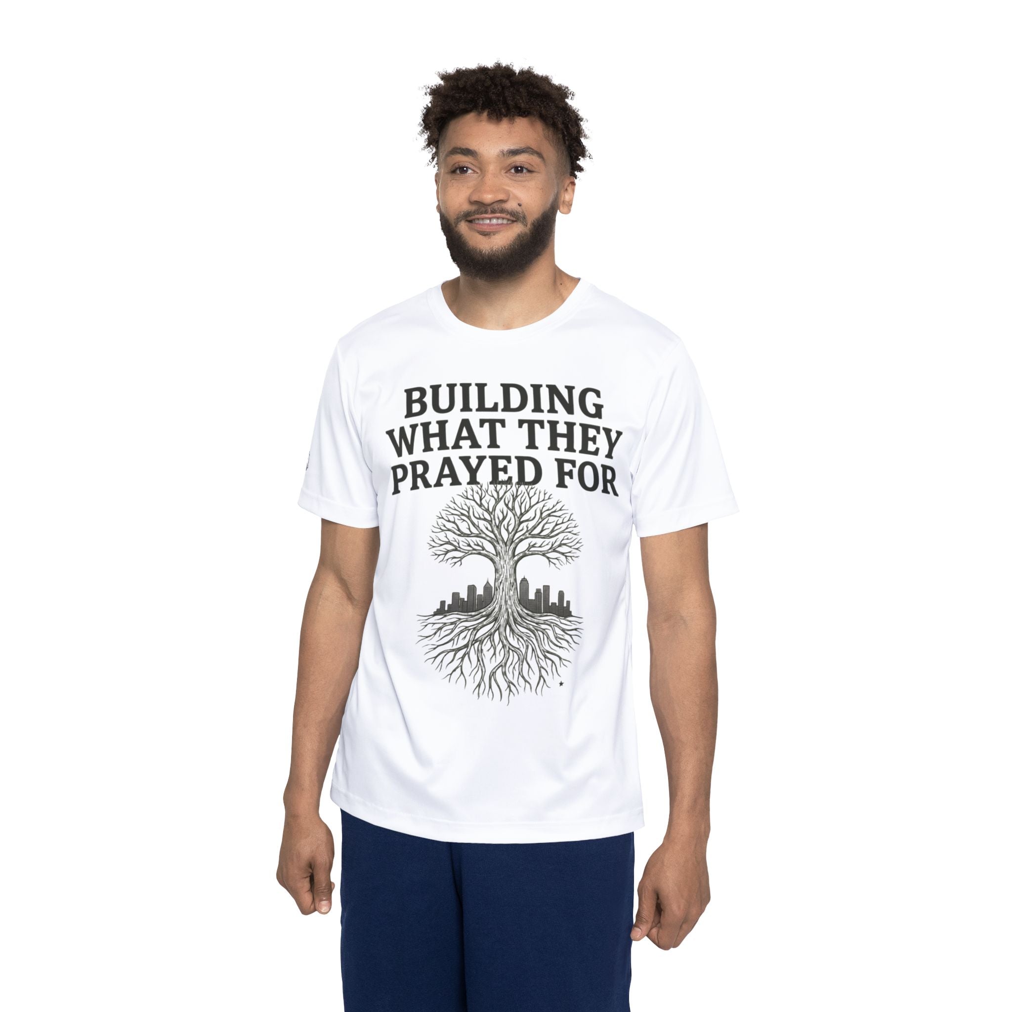 PR3PARED Building What They Prayed For Sports Jersey — “Future Ancestor” Motivational Athletic Tee