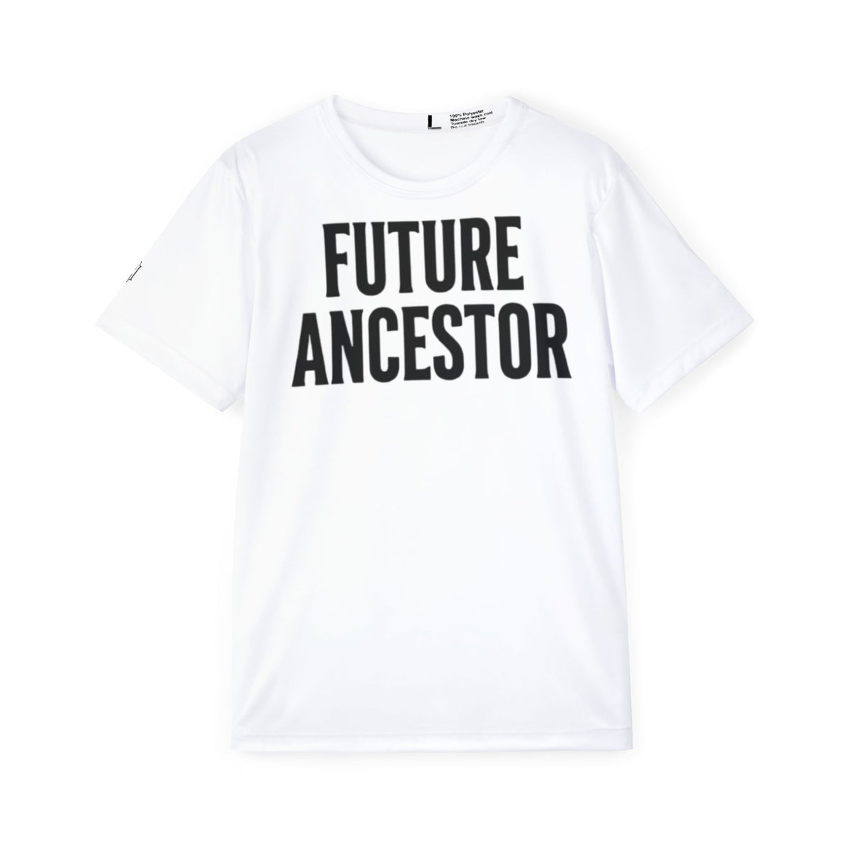 PR3PARED Future Ancestor Athletic White Jersey Tee 2 — "Building What They Prayed For" Motivational Sports Tee 2