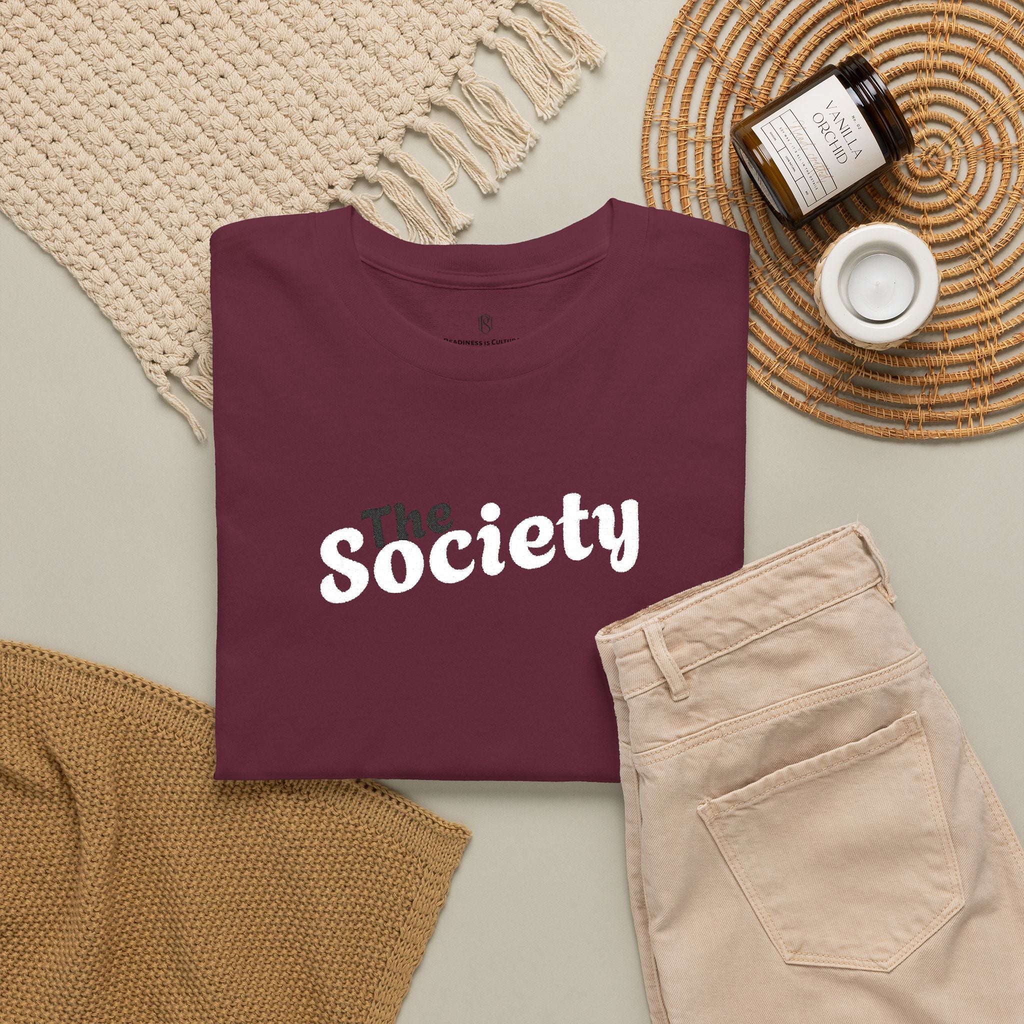 PR3PARED The Society Embroidered T-Shirt —  Graphic Tee