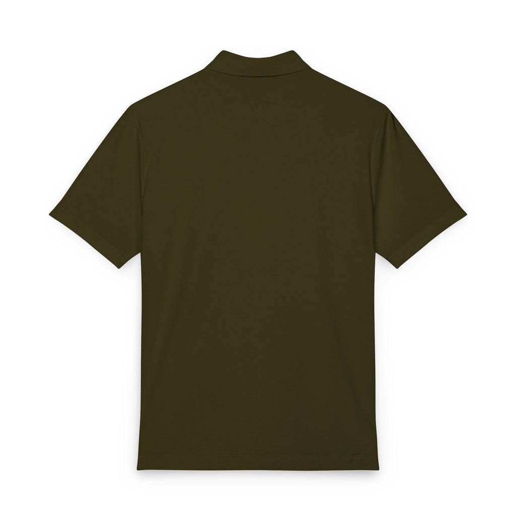 PR3PARED Mercer+Mettle Stretch Jersey Embroidered Polo — Minimal Monogram Chest Logo