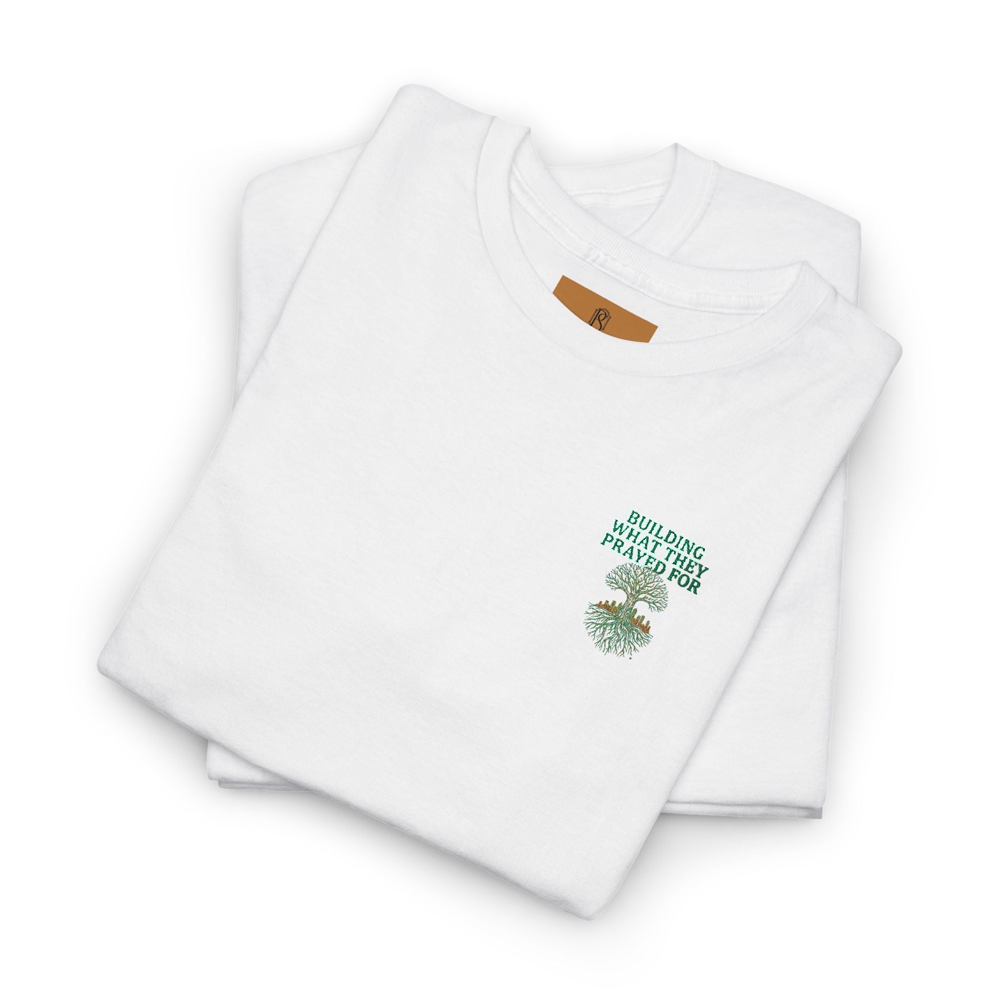 PR3PARED Embroidered Tee — “What They Prayed For” Graphic Cotton T-Shirt