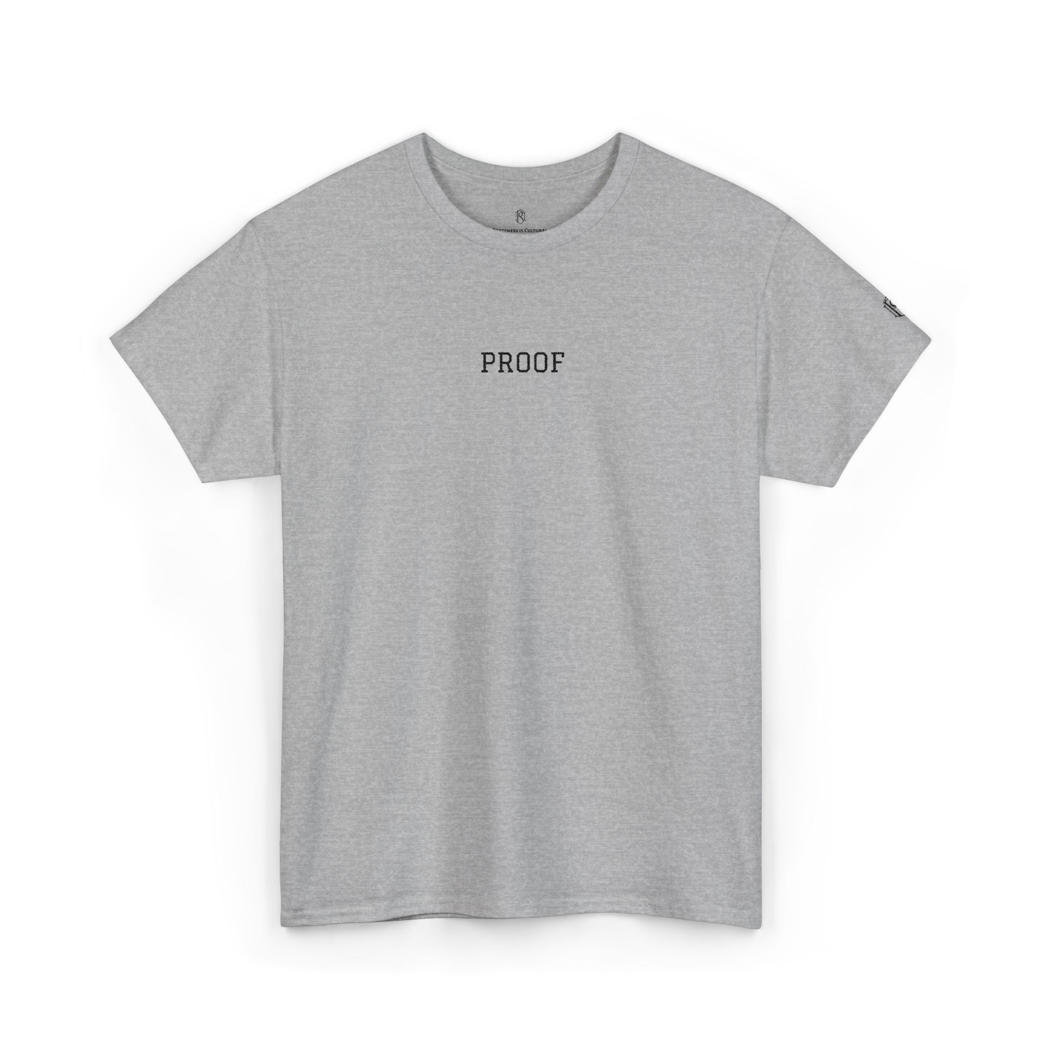 PR3PARED Embroidered Shirt — Minimal "PROOF" Graphic Tee