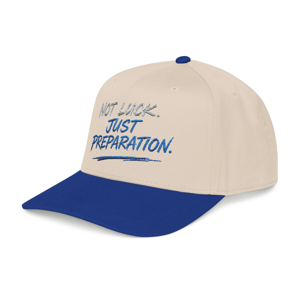PR3PARED Mid Profile Baseball Cap - No Luck Just Prep Hat