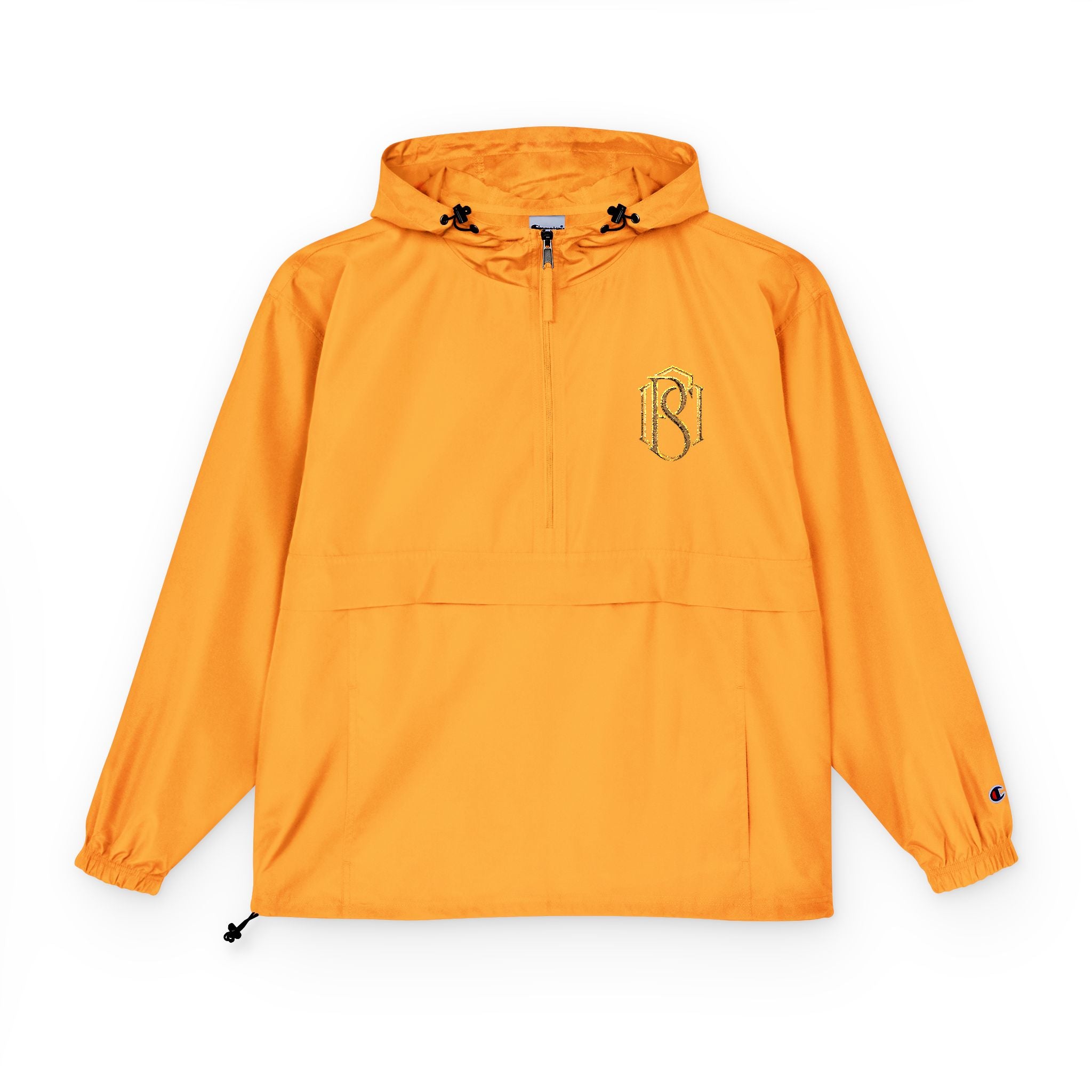 PR3PARED Packable Anorak Jacket — Minimal Gold Floral Logo