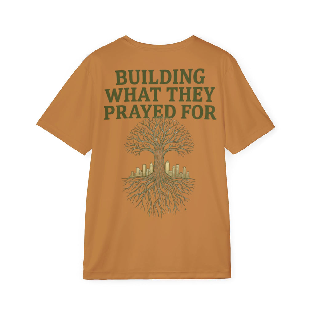 PR3PARED Future Ancestor Jersey Tee — “Building What They Prayed For” Tree Graphic Tshirt