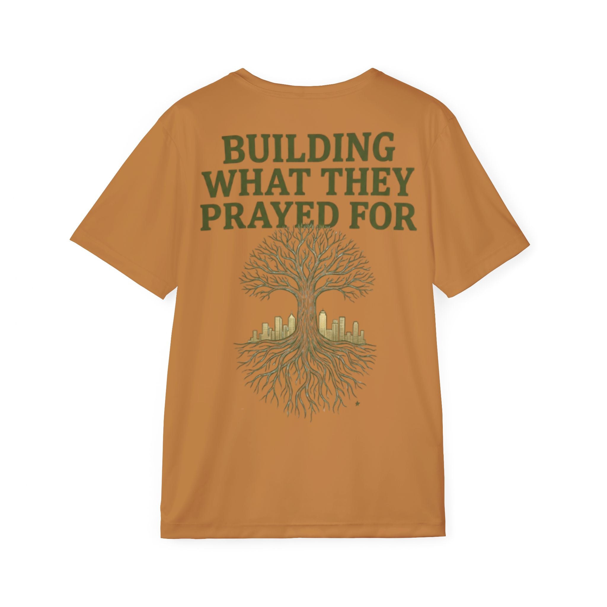 PR3PARED Future Ancestor Jersey Tee — “Building What They Prayed For” Tree Graphic Tshirt