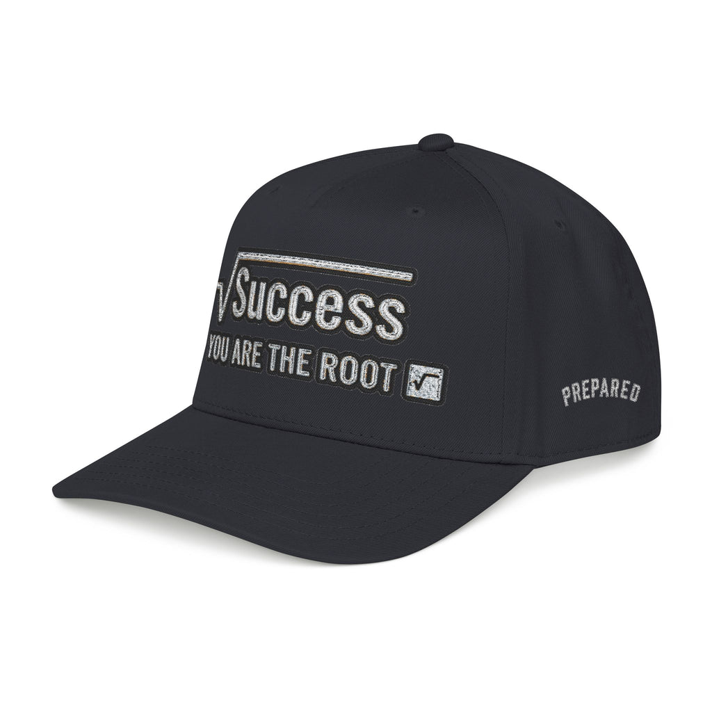PR3PARED Baseball Cap — "Success: You Are the Root" Motivational Embroidered Hat